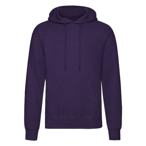 Coolandnew Purple Urban Road Plain Hoodie - L