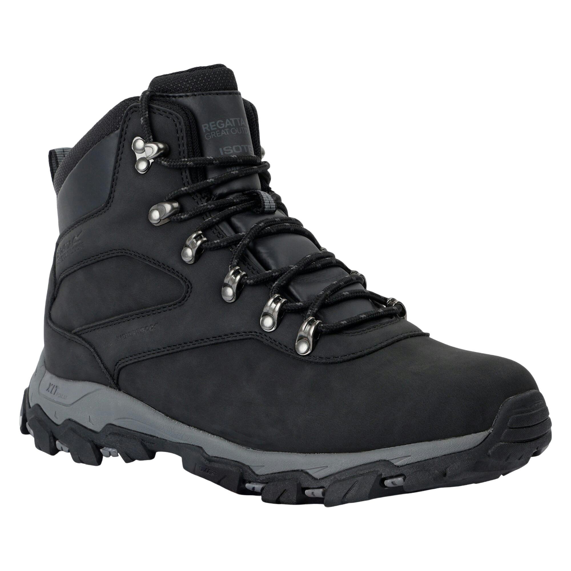 Regatta Men's Black Holcombe Classic Walking Boots - 7 Uk - 100% Mixed