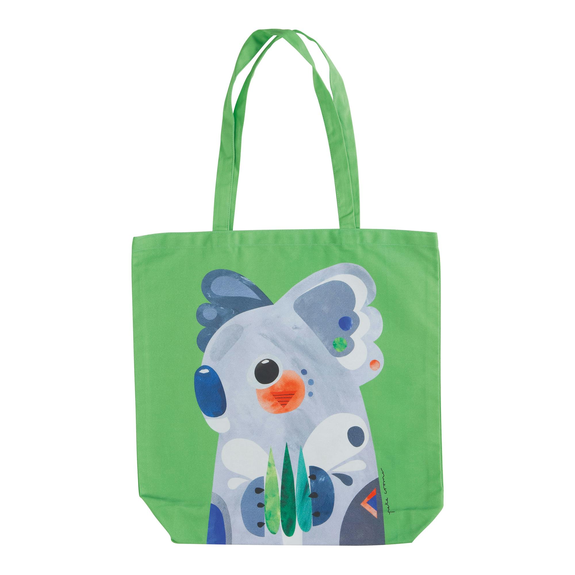 Maxwell & Williams Pete Cromer Large Tote Bag, Koala Print, 100% Cotton, 42 x 41 cm - Image 2