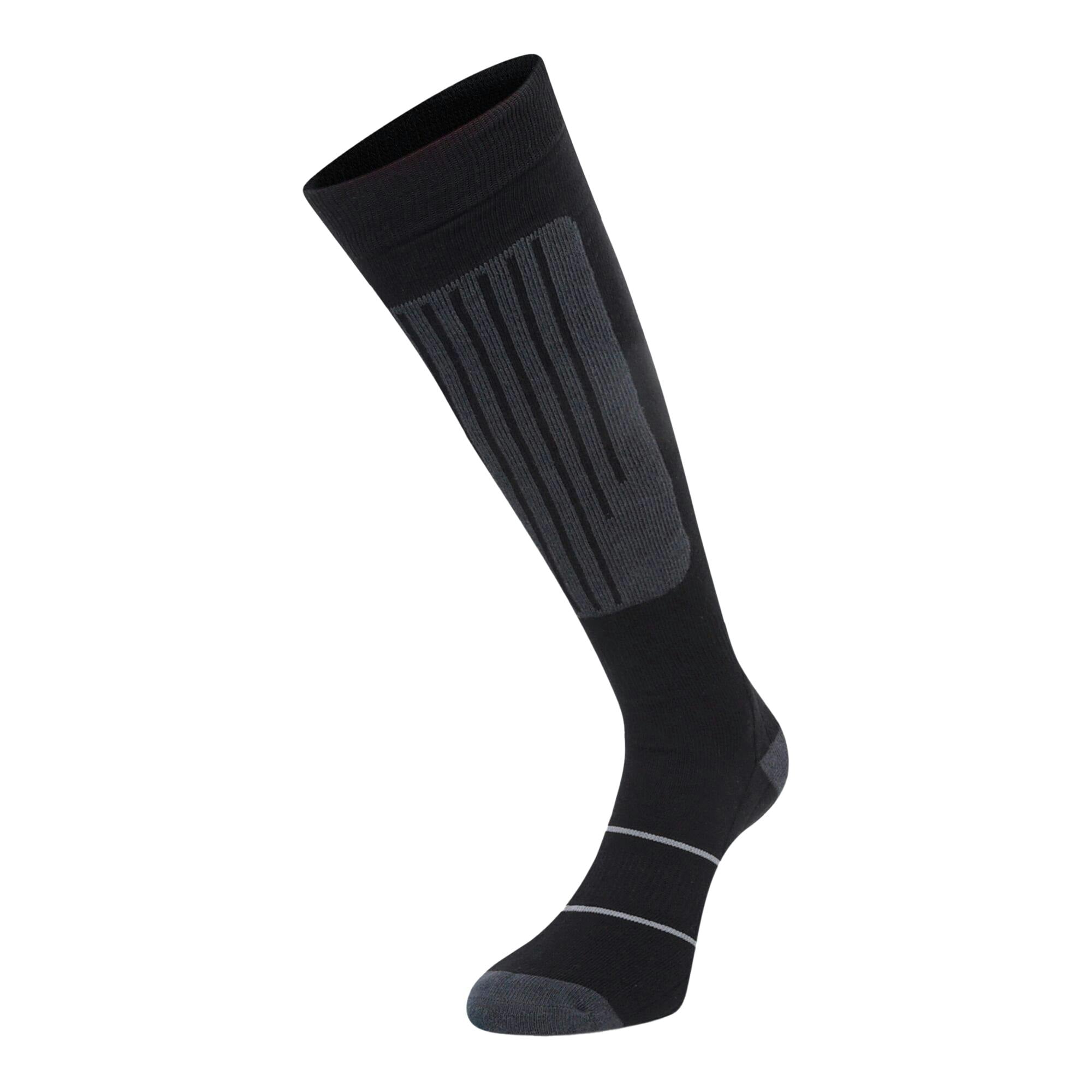 Dare 2B Women's Black Technical Ski Socks - /Ebony - /Ebony - 3 Uk-5 Uk - 78% Cotton/14% Polyester/5% Elastane/3% Nylon