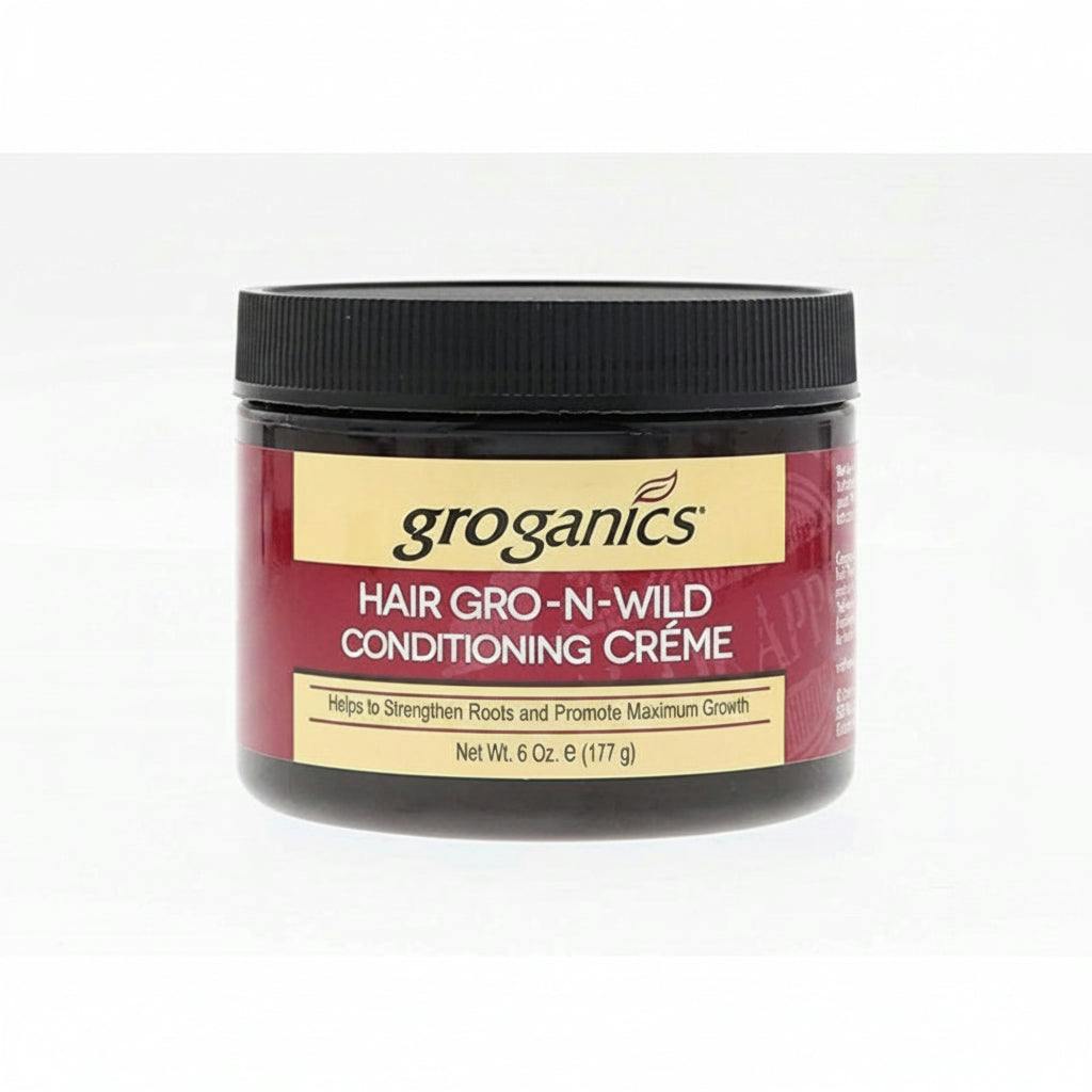 Groganics Cream Hair Gro-N-Wild Conditioning Creme 6Oz