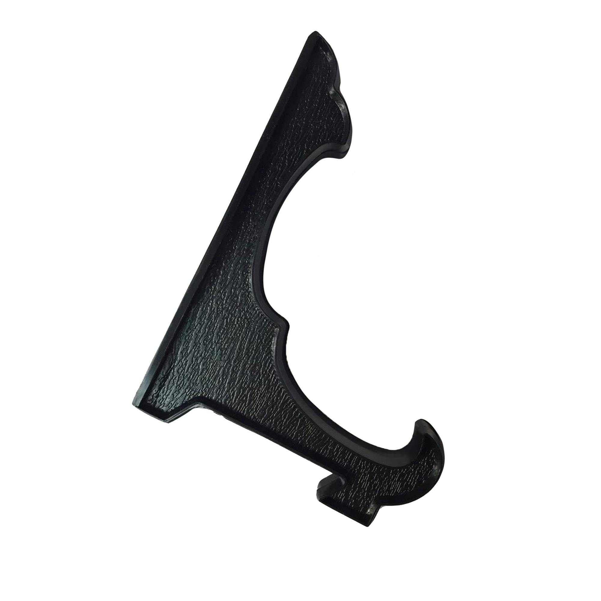 Supahome Black Plate Stand - 4In