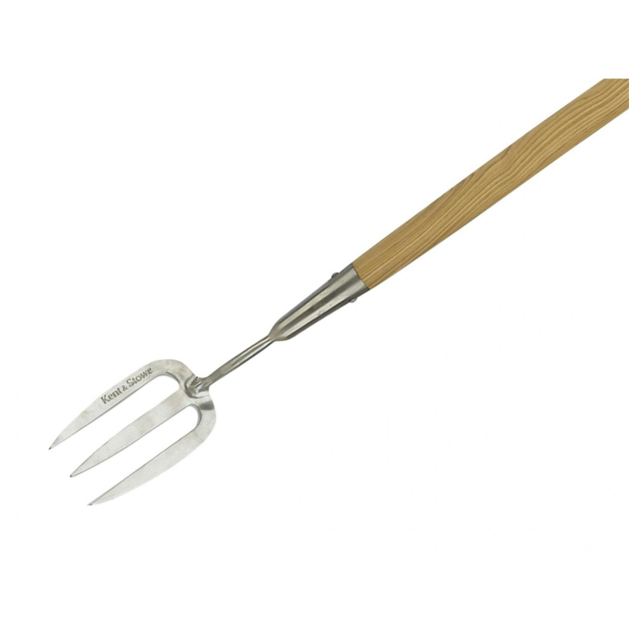 Rackhams Light Long Handled Fork, Fsc - Multi Colour - Stainless Steel Head - Multi Colour