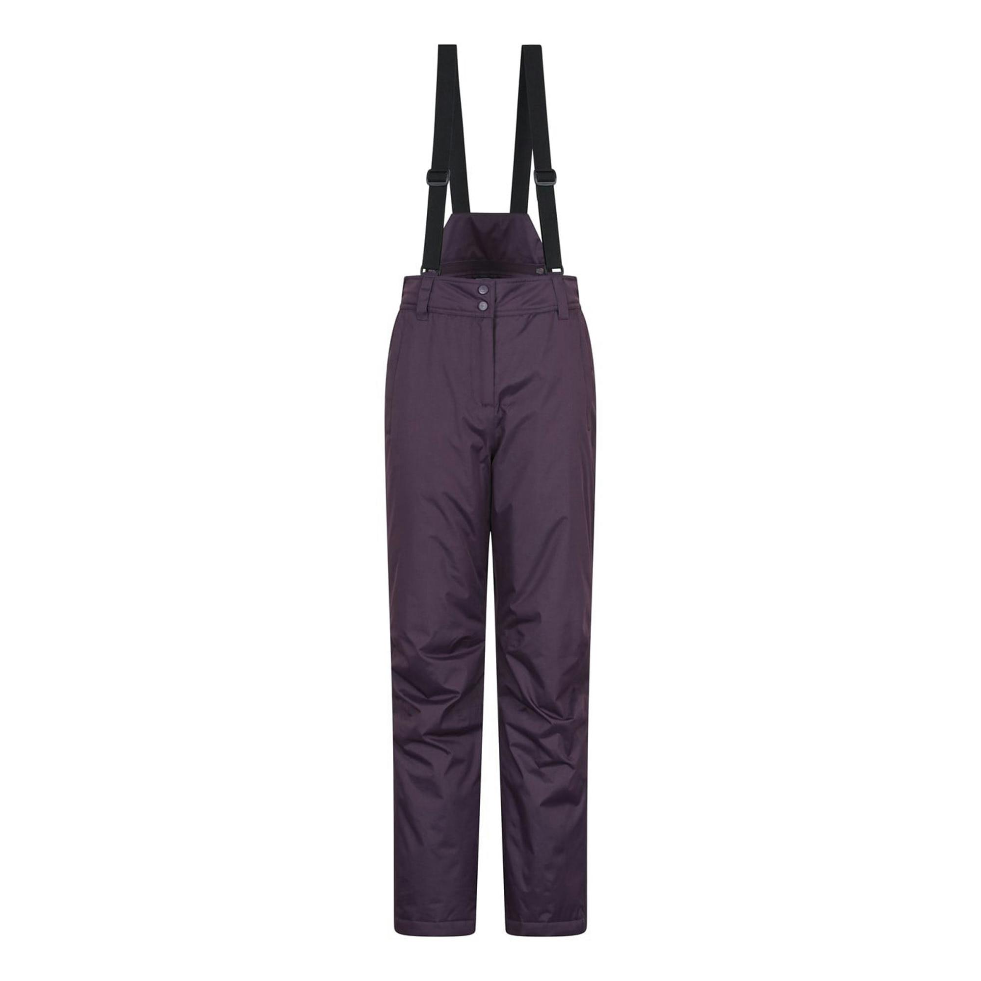 Mountain Warehouse Women's Dark/Purple Moon Ii Ski Trousers - 14 Uk - 100% Polyester
