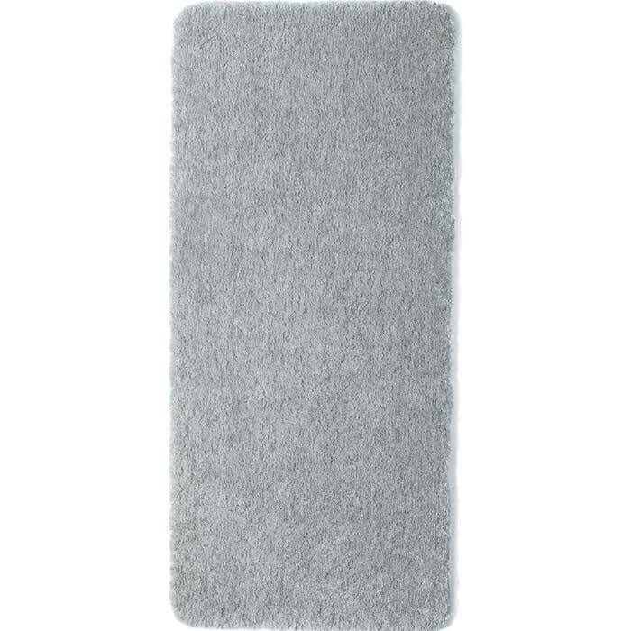 Rackhams Grey Soft Washable Shaggy Rug - 67X150 Cm