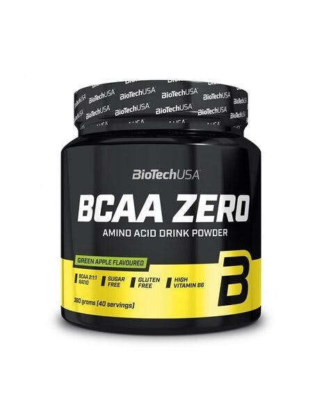 Biotechusa Bcaa Zero Amino Acid Glutamine Vitamin B6 Green Apple Flavour | 360G - Image 3