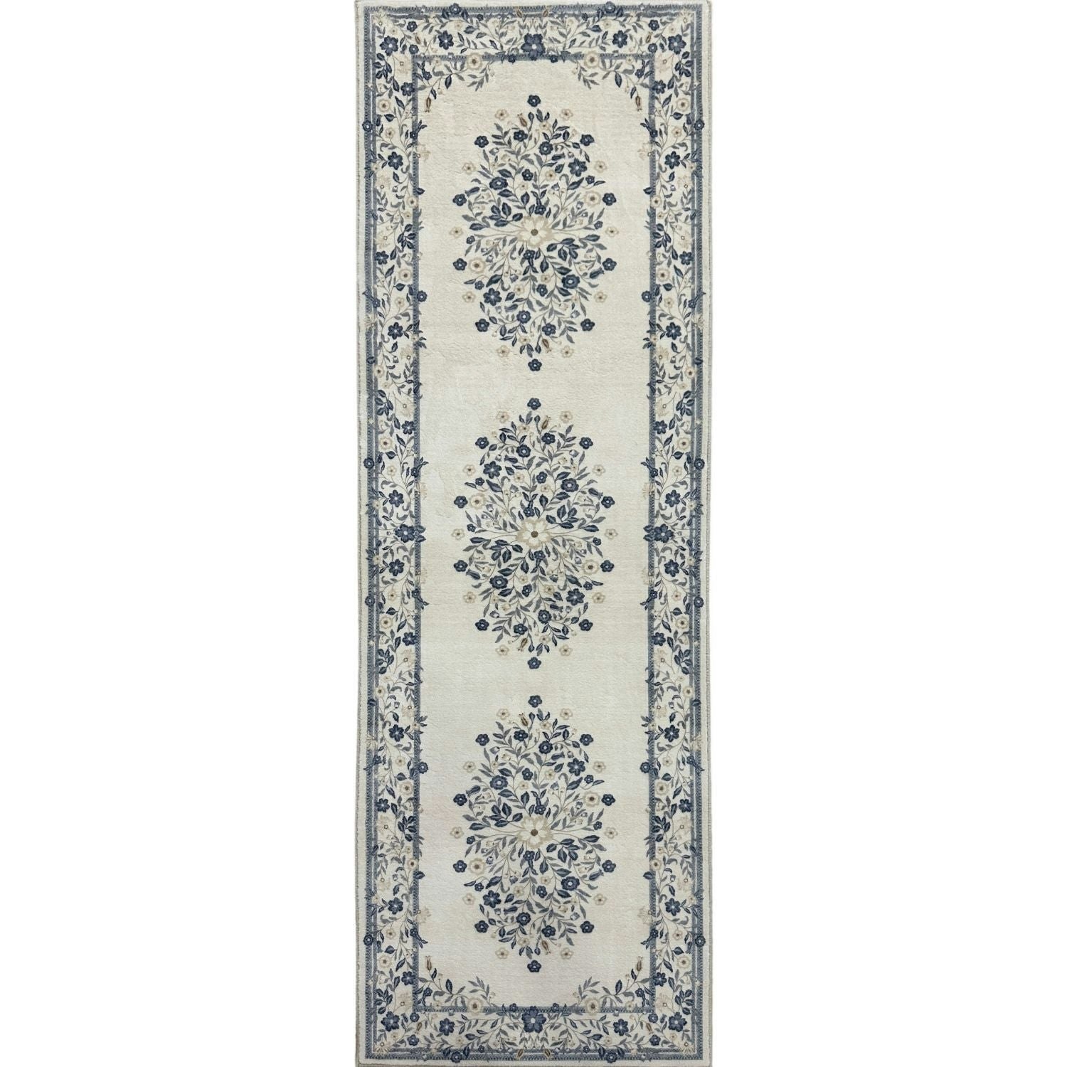 Rackhams Cream Classical Royal Rug - 60X180 Cm