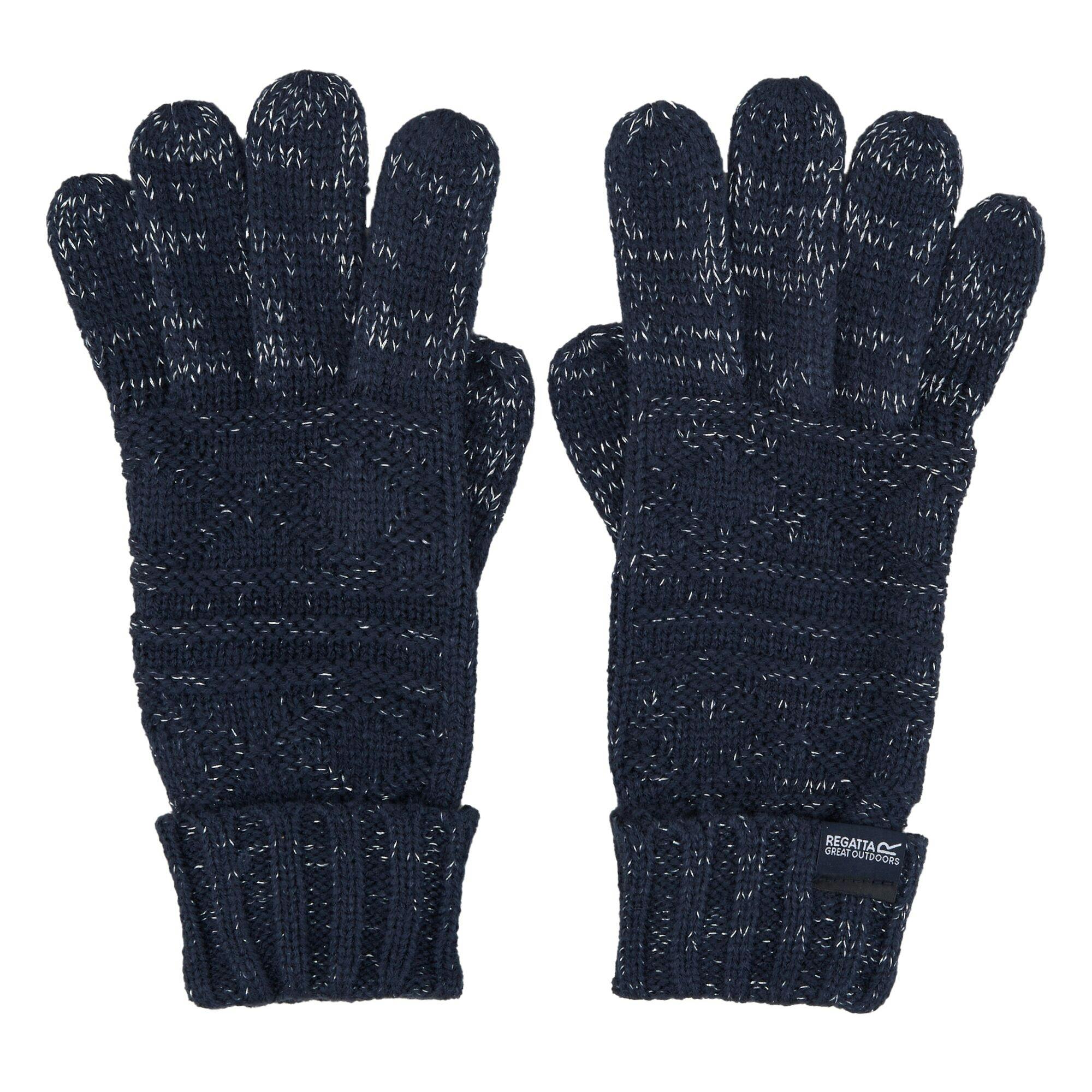 Regatta (One Size, Navy) Womens/Ladies Multimix V Gloves - Image 2