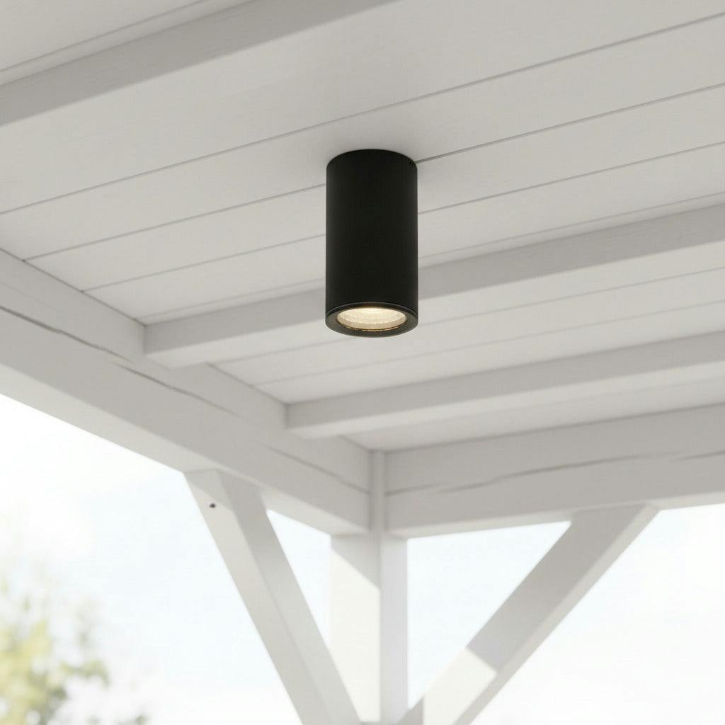 Ultra Beam Lighting Black/Light 5 Watt Round Surface Mount Soffit