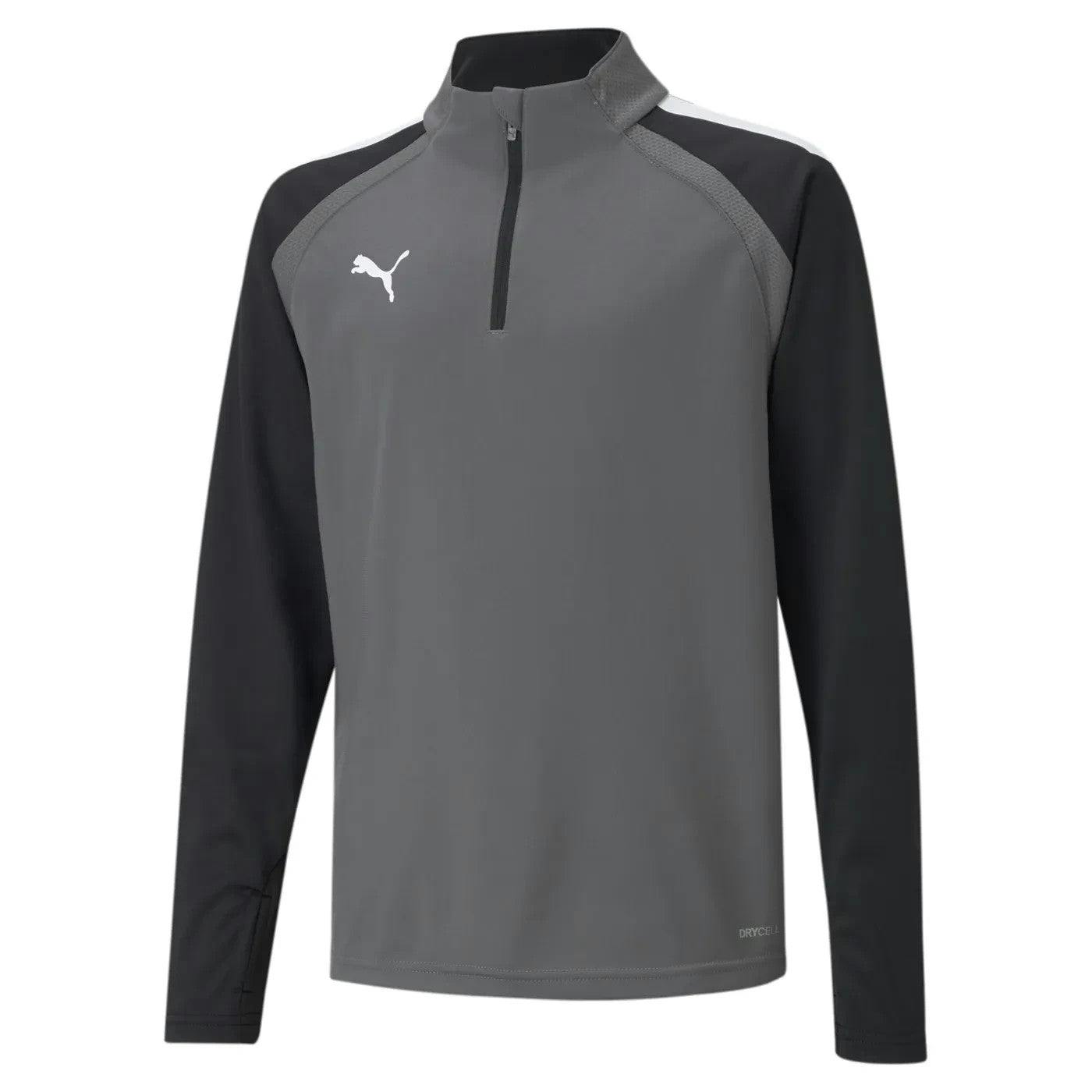 Puma Boys / Girls Teamliga 1/4 Zip Tracksuit Drill Top 657237 - 128 7-8 Years