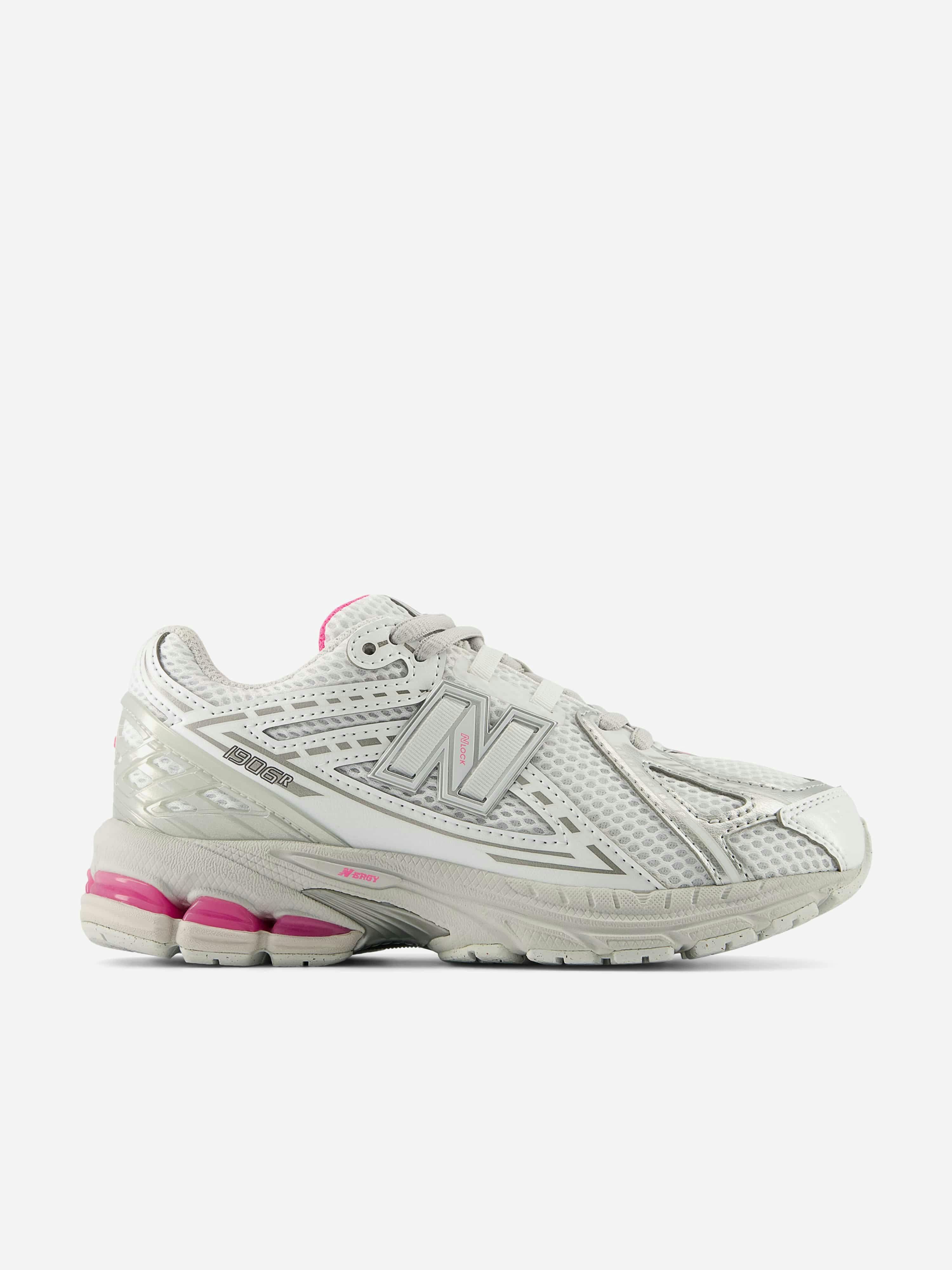 New Balance Light/Silver/Pink 1906 Lace V1 Gs " Metallic / Heat" G19065pb" - Shoes - Size 5.5C - Image 4