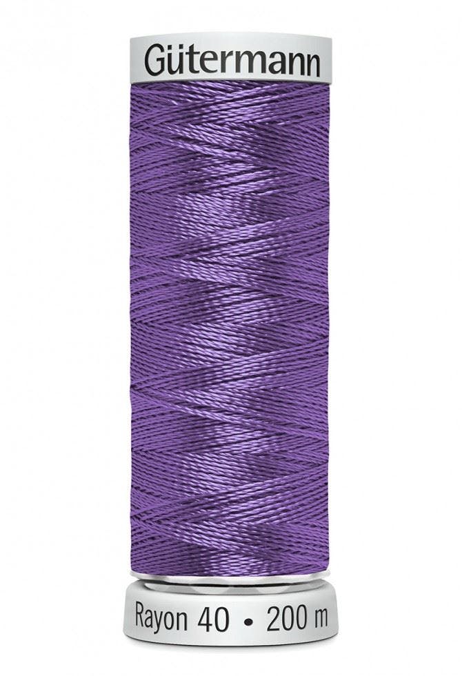 Gutermann No 40 Sulky Rayon Embroidery Thread 200M Rayon Thread Suitable For Embroidery - 1194 - 200 Metres