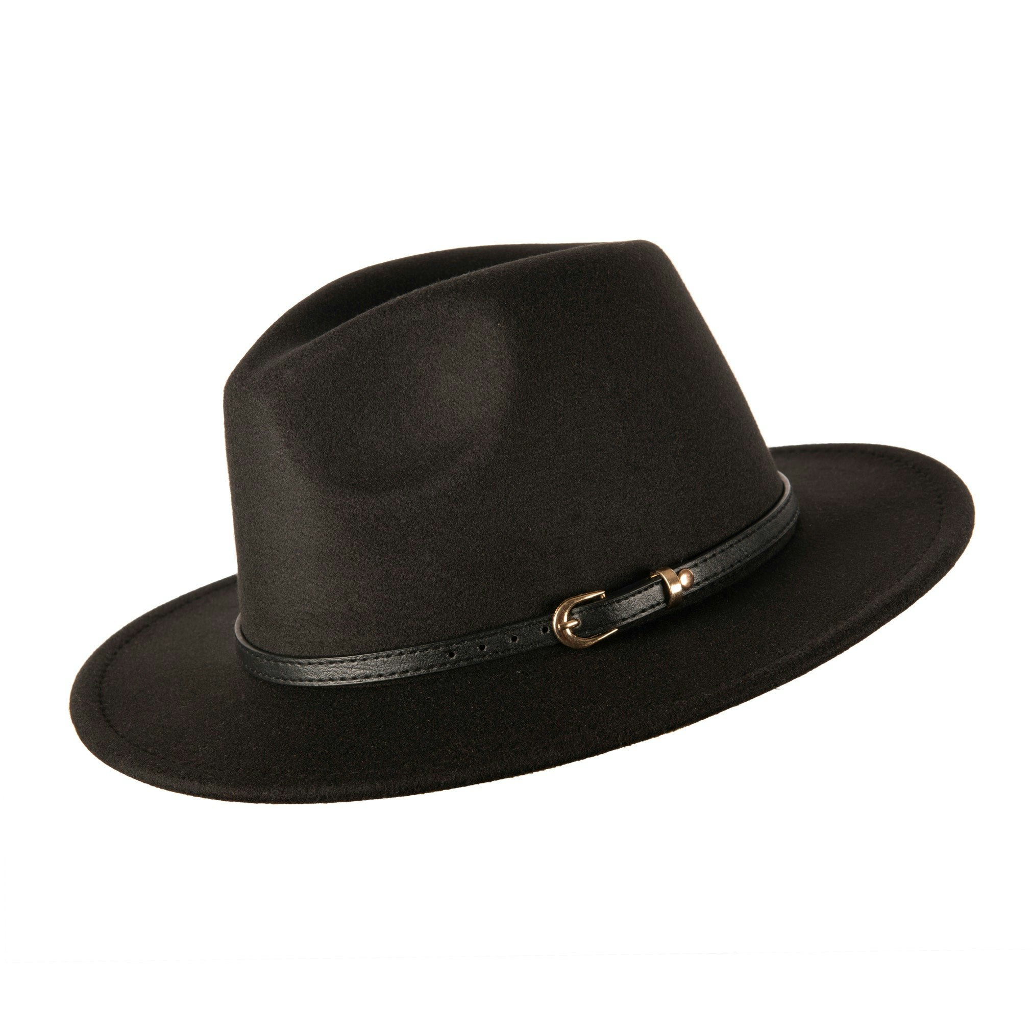 Heritage Traditions Black Classic Colour Felt Fedora