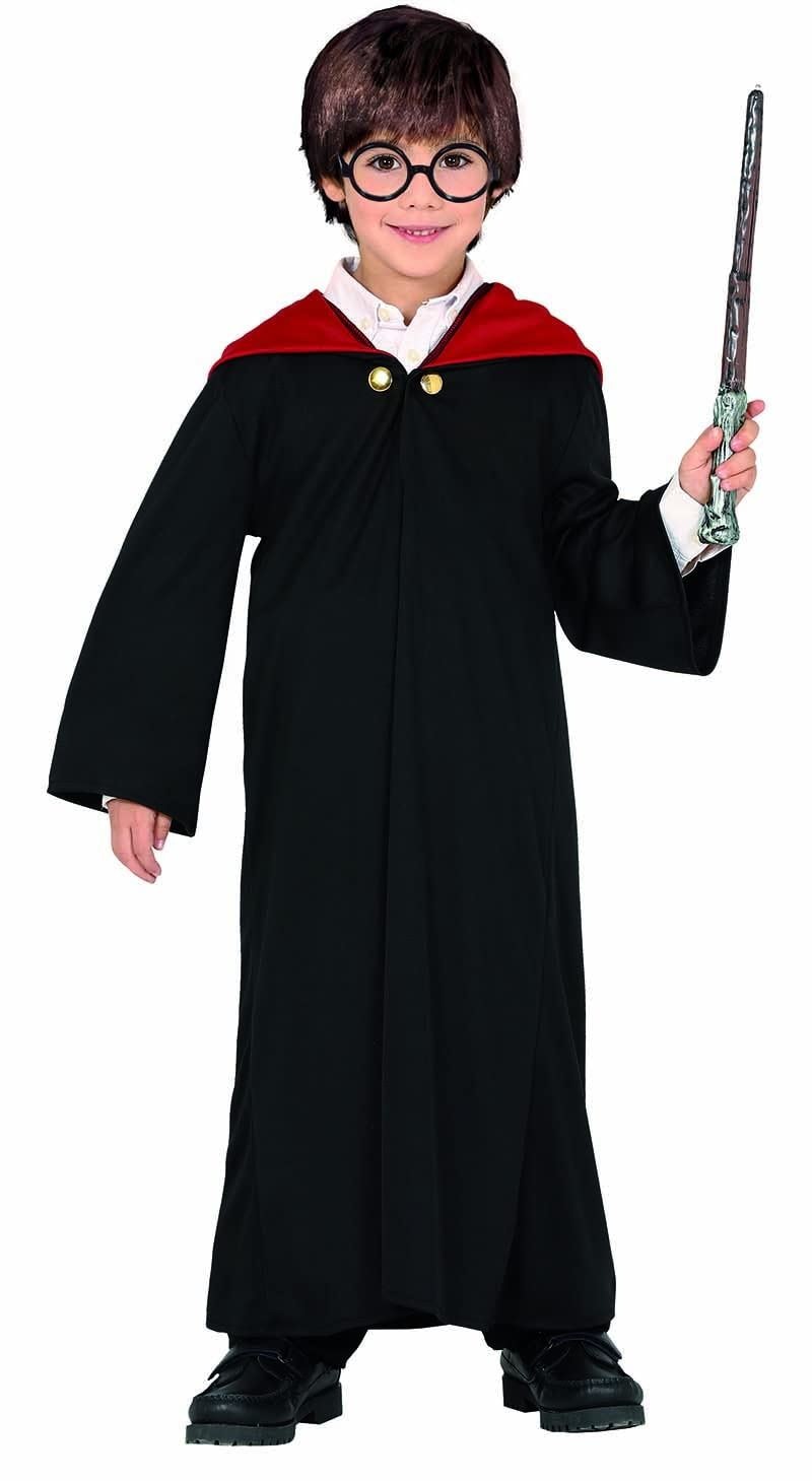 Fiesta Guirca Black Harry Potter Child Student Of Magic Robe Costume 5-6 Years - 5-6 Years