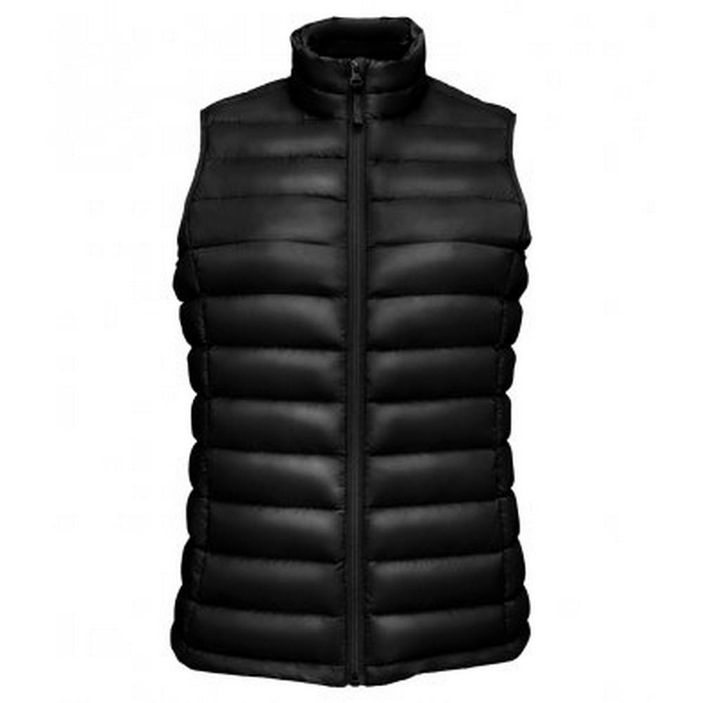 Sols Women's Black Wilson Lightweight Padded Bodywarmer - M - 100% Nylon