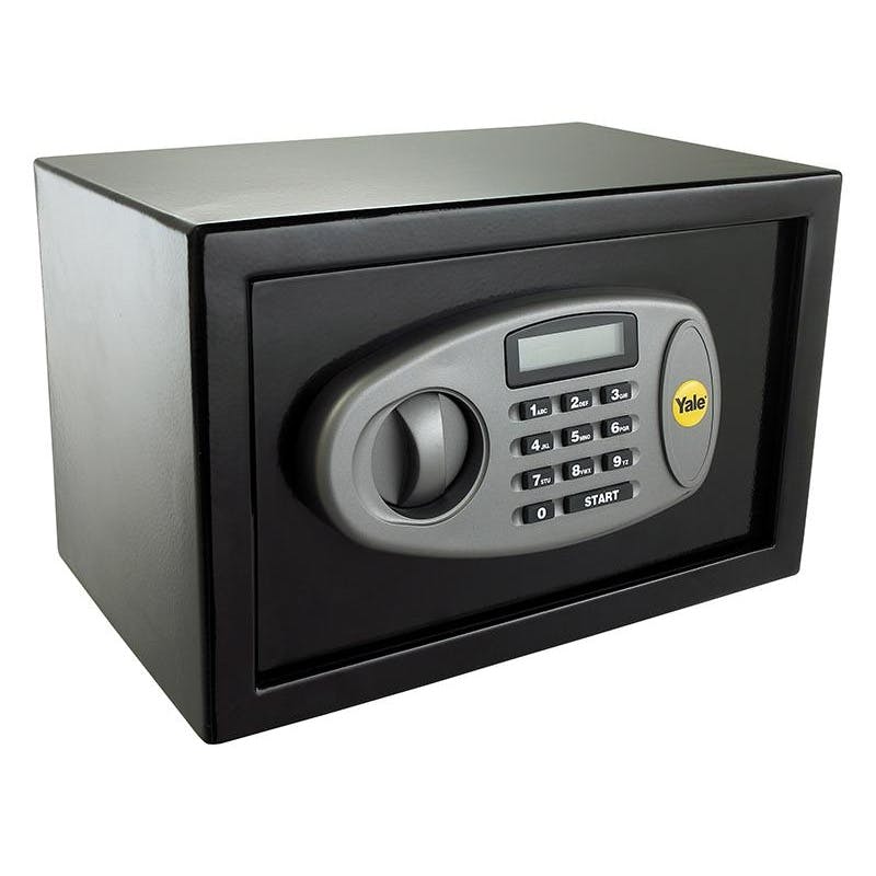Yale Locks Red Medium Digital Safe 25Cm - Multi Colour - One Size - Multi Colour
