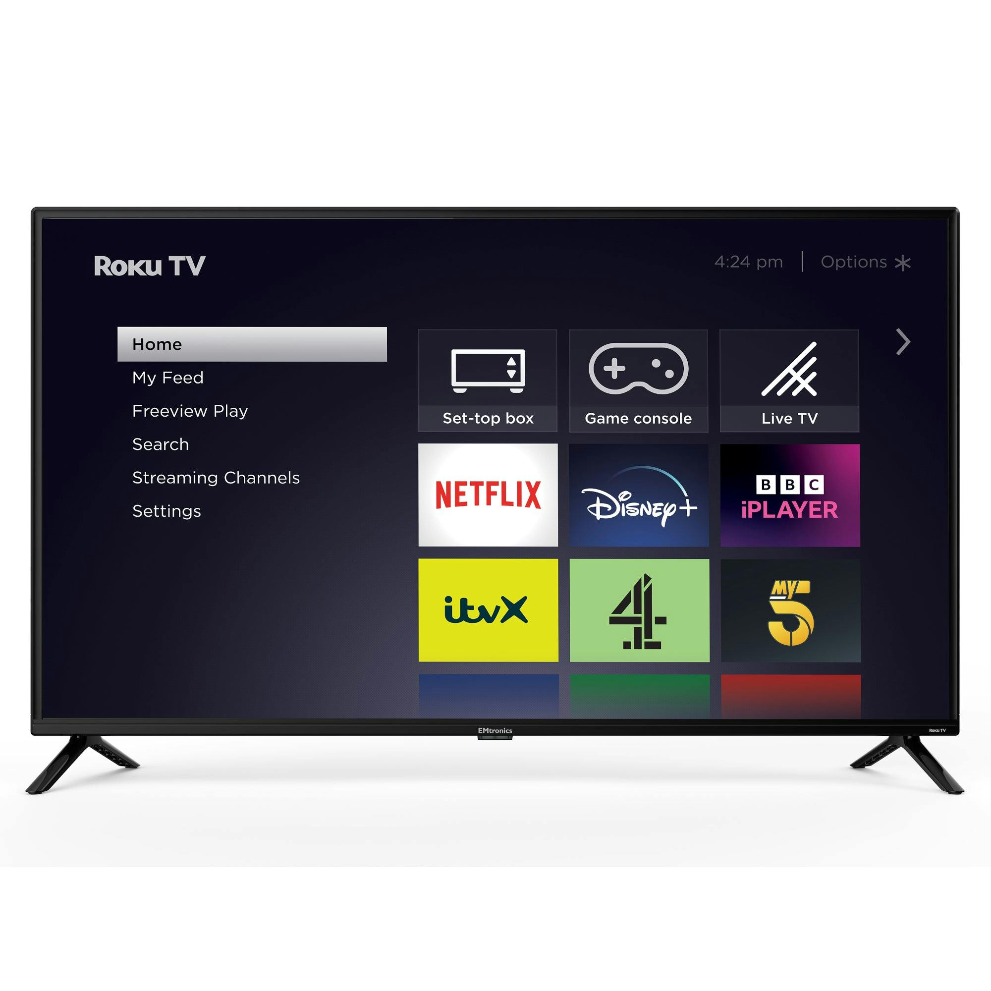 Emtronics Roku Tv Smart 40" Full Hd With Freeview Play And Apps