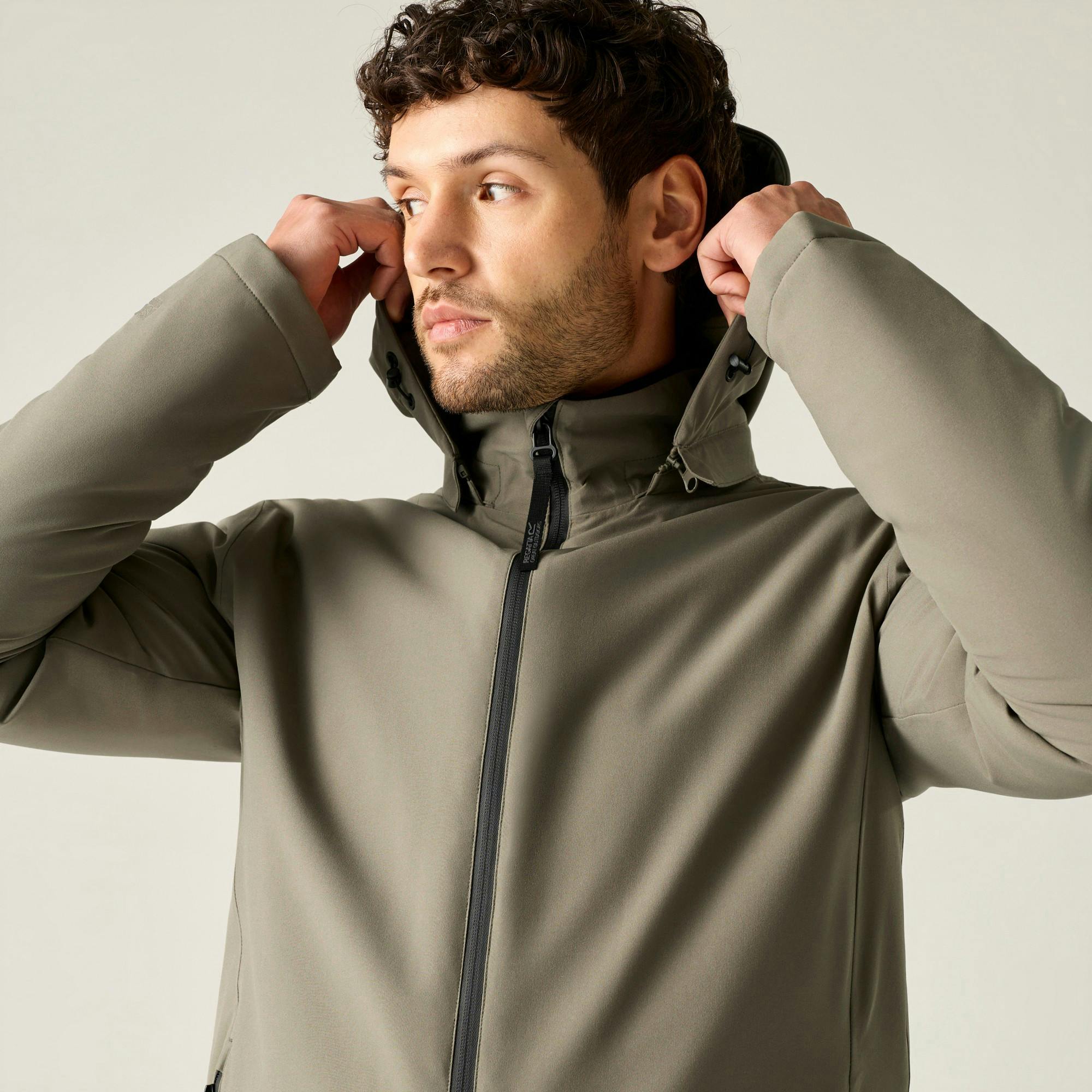 Regatta Men's Merzen Insulated Waterproof Jacket - Smokey Olive - S - Smokey Olive - 100% Mixed