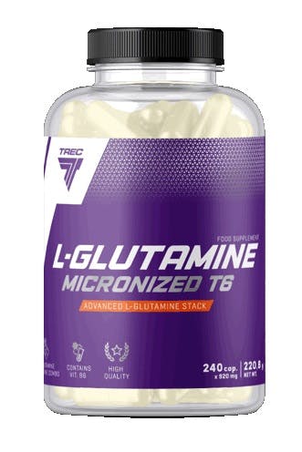 Trec Nutrition L-Glutamine Micronized T6 - 240 Caps - Image 5