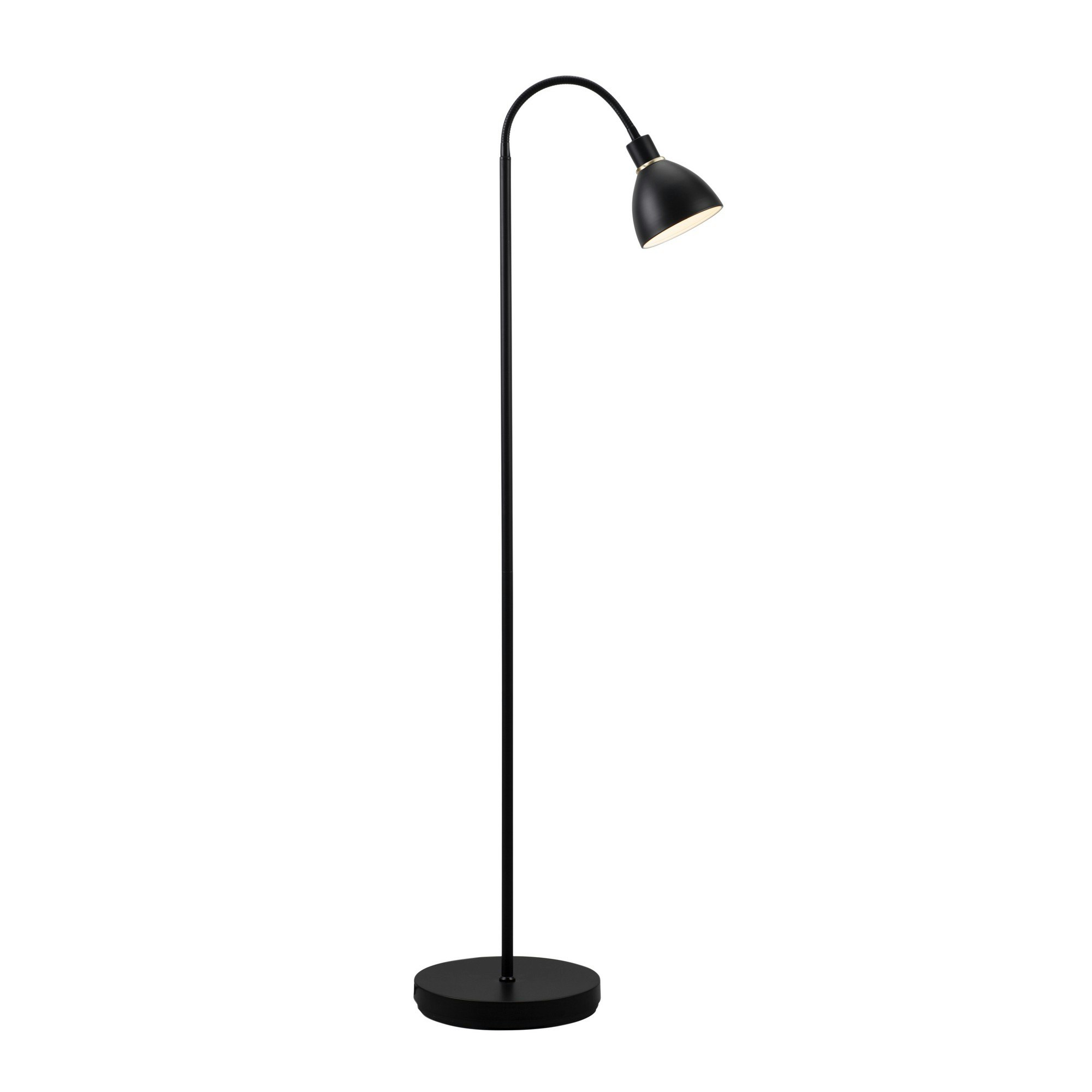 Rackhams Black Ray Single | Floor Lamp | - Metal - 1