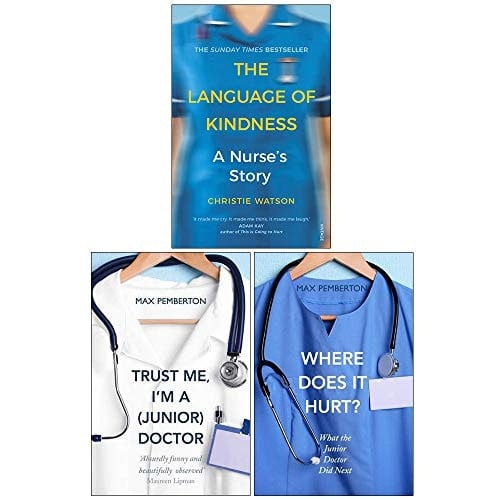 Various Publishers The Language Of Kindness, Trust Me Im A Junior Doctor, Where Does It Hurt 3 Books Collection Set