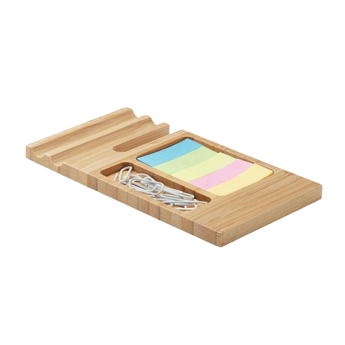 Midocean Trevis Bamboo Mobile Phone Stand - Wood - One Size - Wood