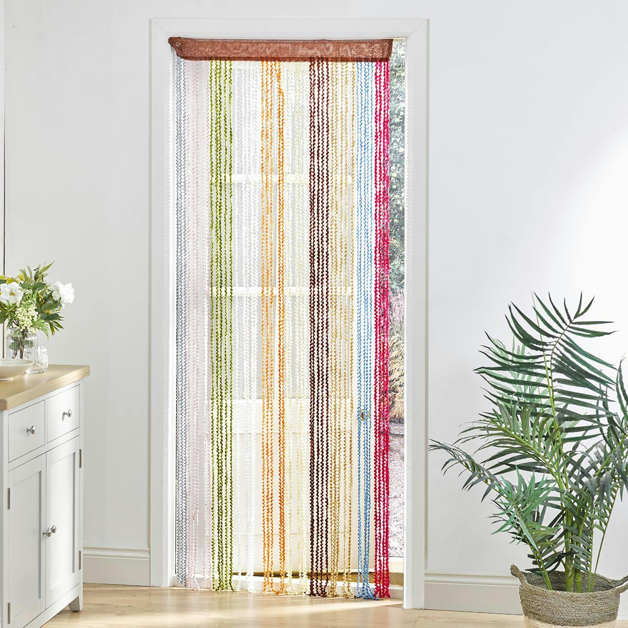 Rackhams Light Colourful Door String Curtain - Image 4
