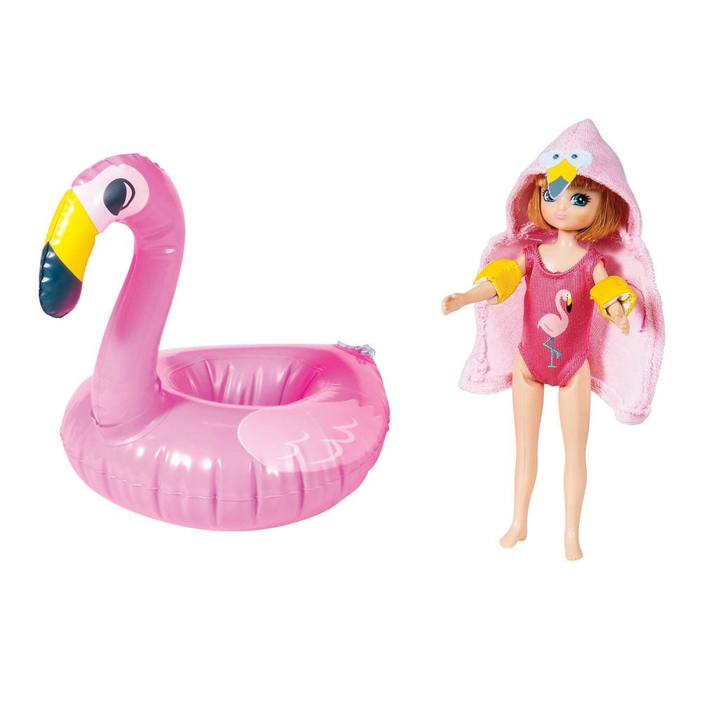 Lottie Doll Boys Lottie Dolls Pool Party Doll - Set Includes Inflatable Flamingo & Armbands