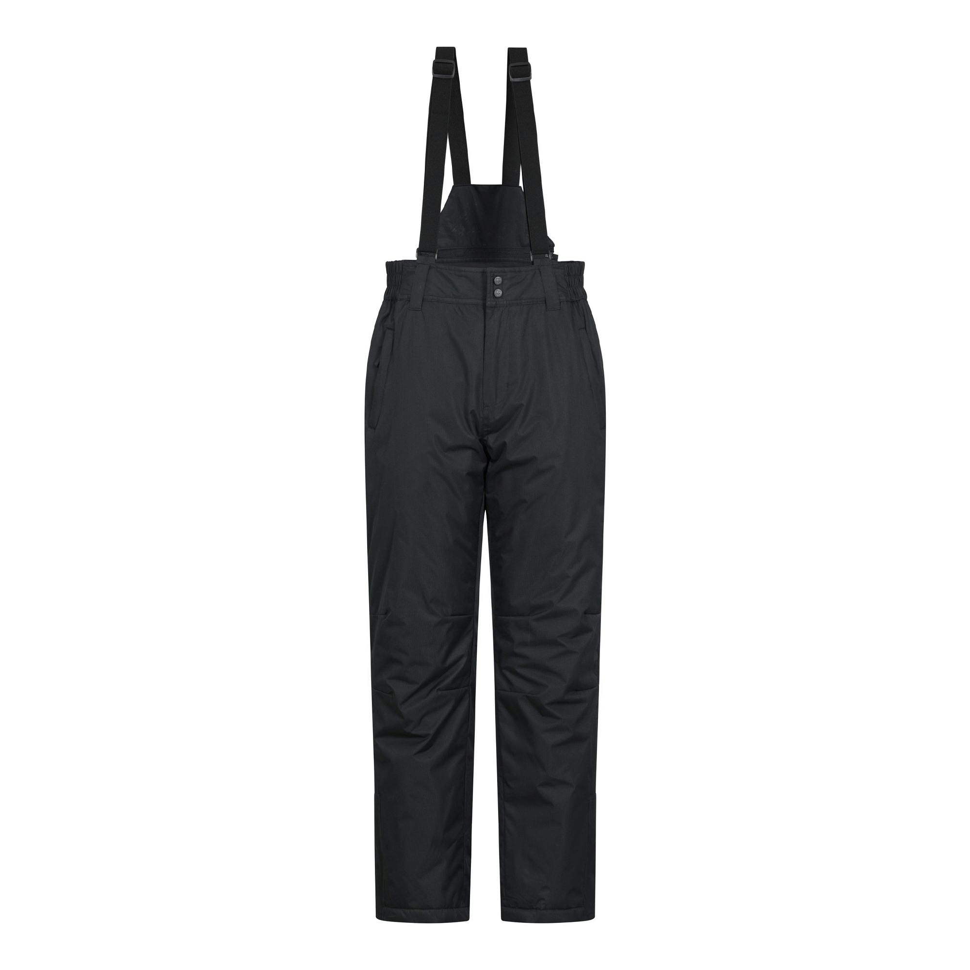 Mountain Warehouse Men's Black Dusk Ski Trousers - Xs L - 100% Polyester
