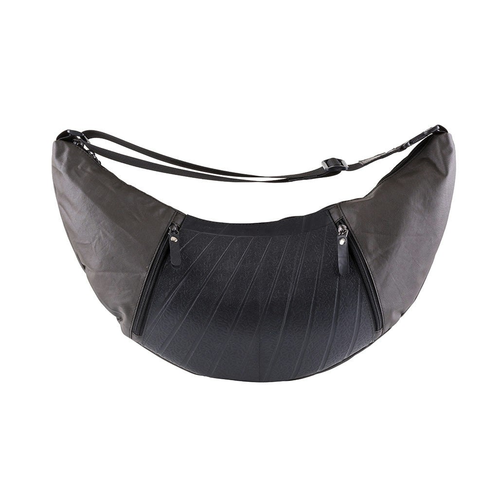 Paguro Squad Vegan Crossbody Sling Hobo Bag - Olive