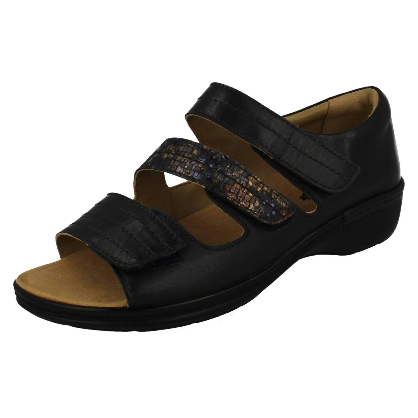 Padders Women's Closed Back Sandals Avery - Midnight - Uk 6.5