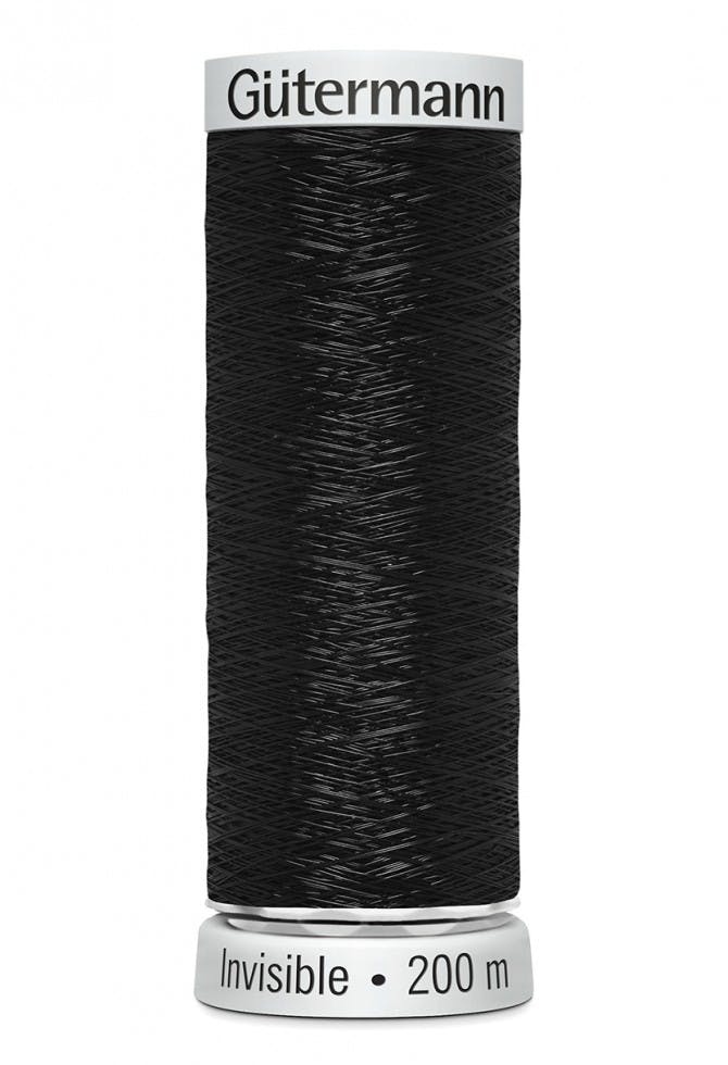 Gutermann Dark Sulky Invisible Thread 200M Thread Suitable For Embroidery - 1005 (Dark) - 200 Metres