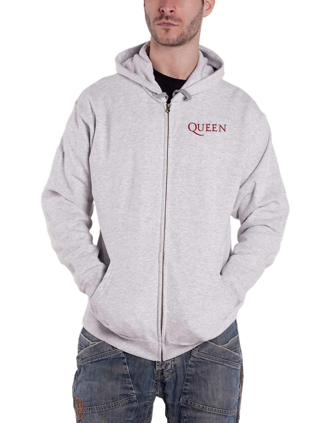 Paradiso Clothing Unisex Grey Queen Classic Crest Hoodie - Xxl