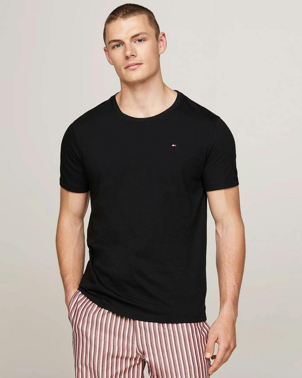 Tommy Hilfiger Men's Black 3 Pack T-Shirts - /Black/ - Black/Black/ - Xl