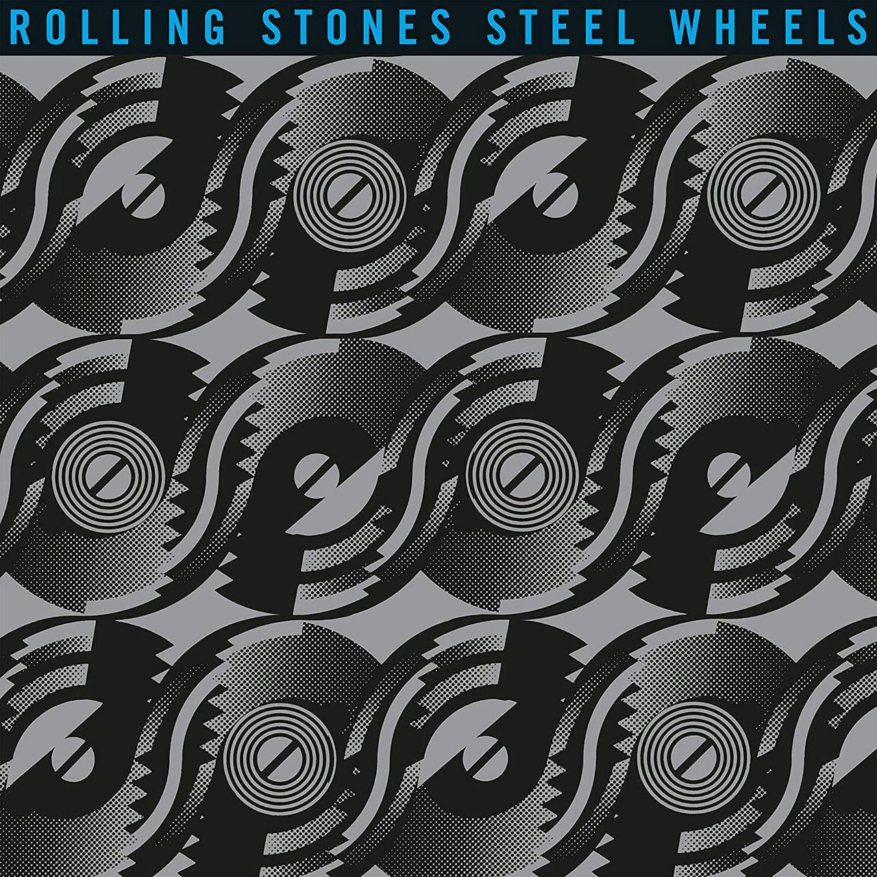 Eyesore Merch Black The Rolling Stones 'Steel Wheels' Lp Vinyl