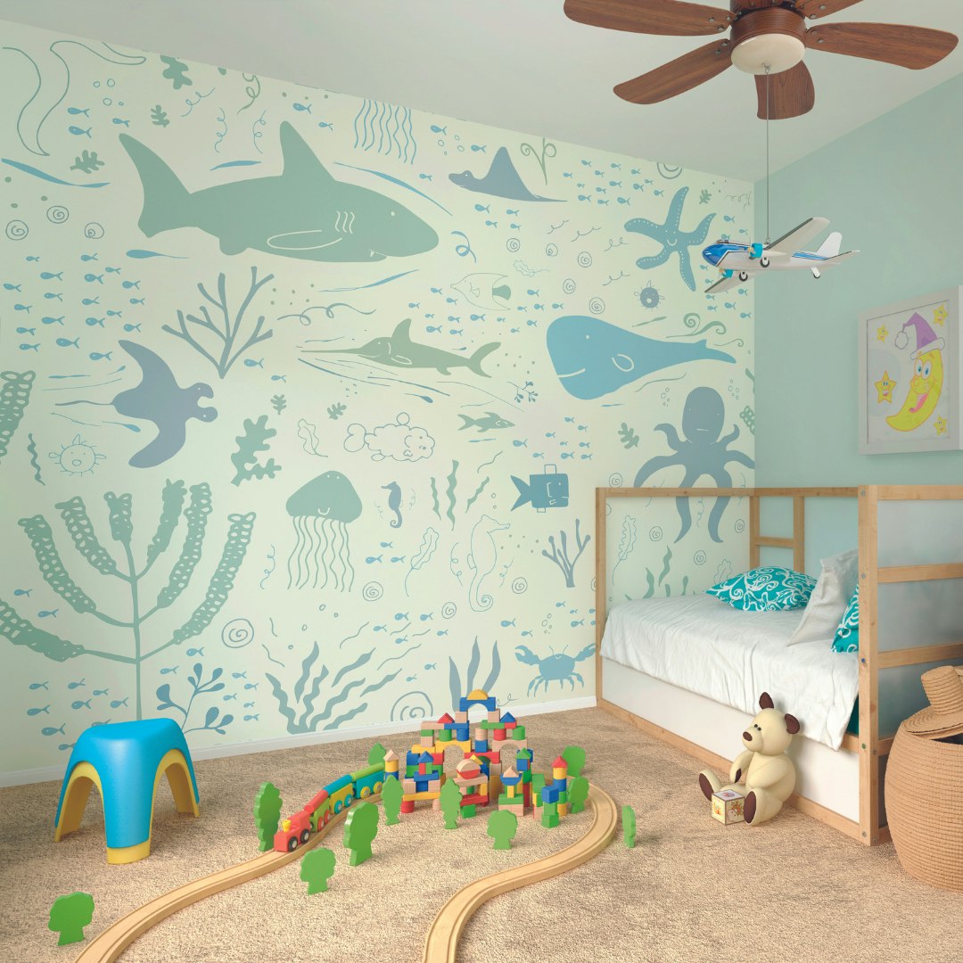 Rackhams Underwater Adventures Wall Mural - Large - W350cm X H280cm