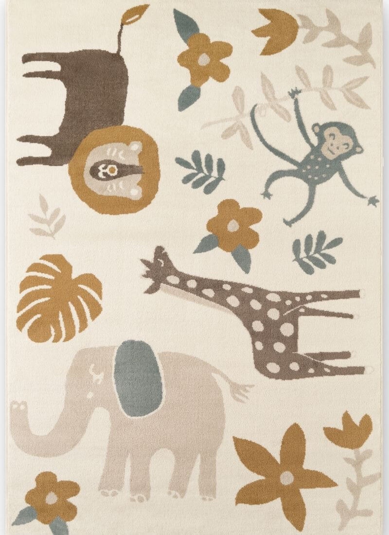 Hanse Home Adventures Kids Rug – Animal Safari - 160X235 Cm