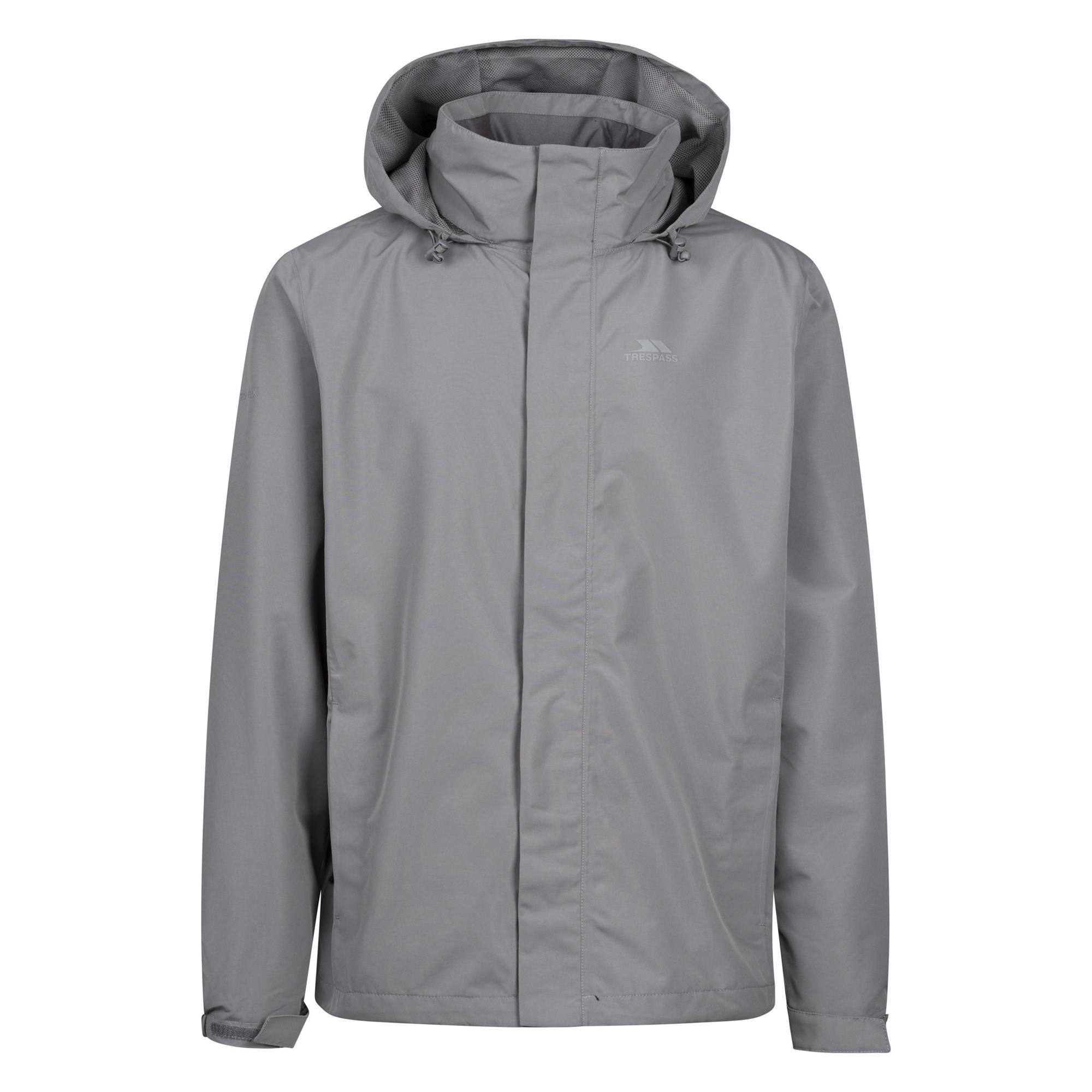 Trespass Men's Grey Farndish Jacket - Storm - Xxl - Storm - 100% Shell