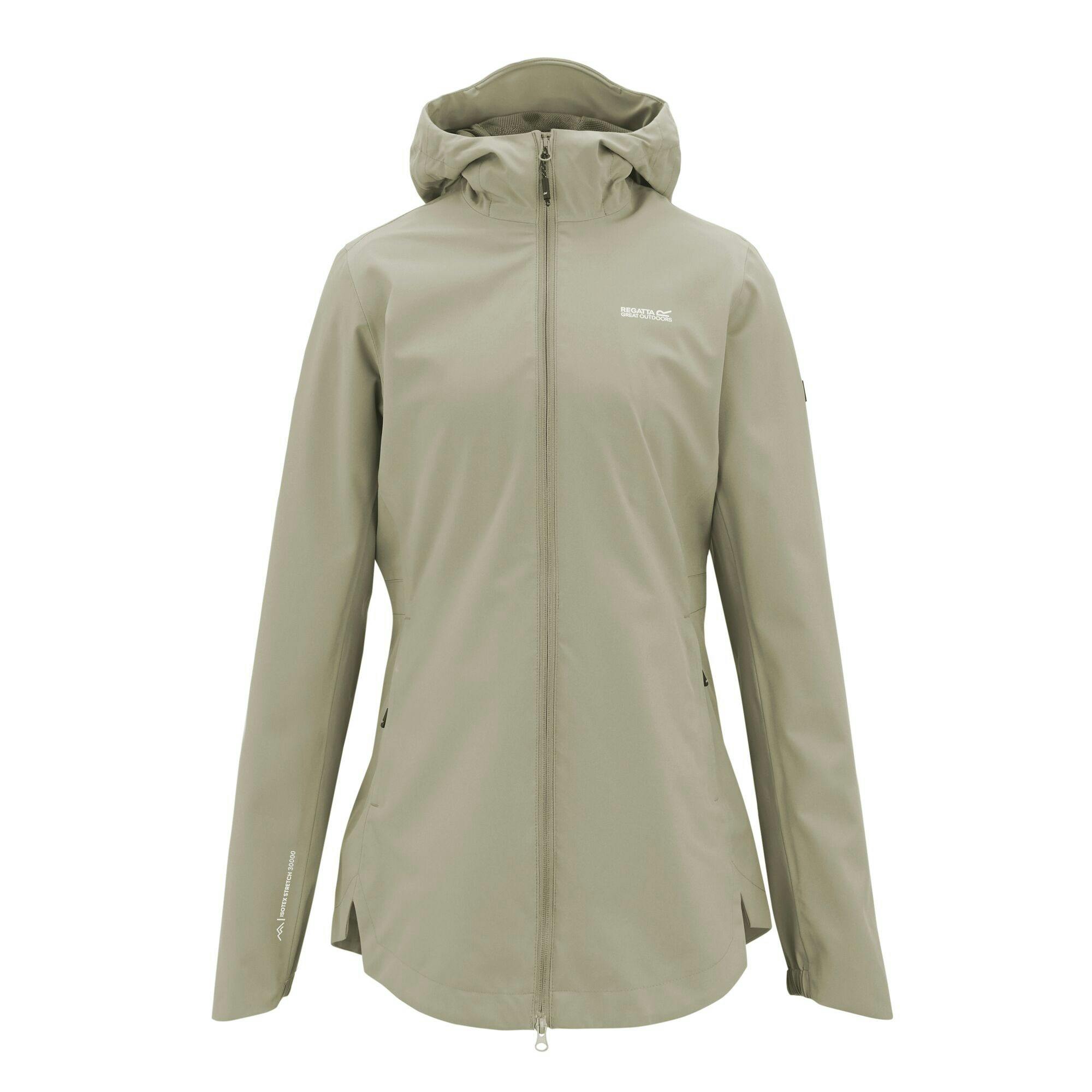 Regatta Women's Natalina Waterproof Jacket - Parchment - 18 Uk - Parchment - 100% Recycled Polyester