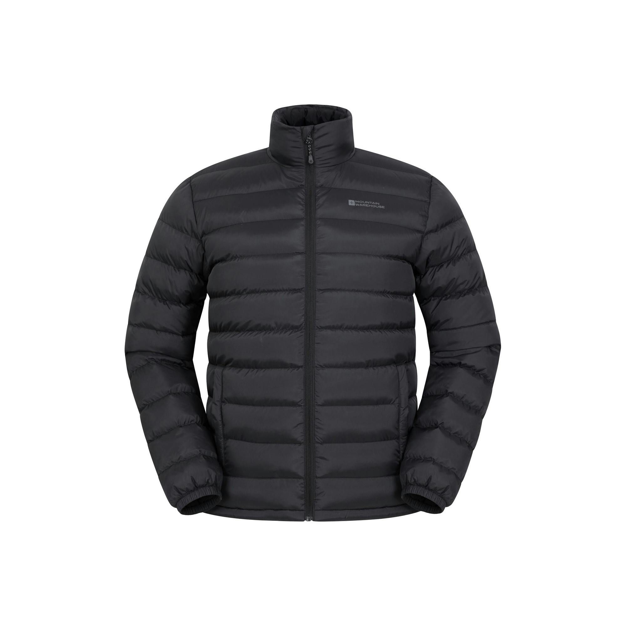 Mountain Warehouse Men's Black Vista Padded Jacket - Xl - 100% Nylon