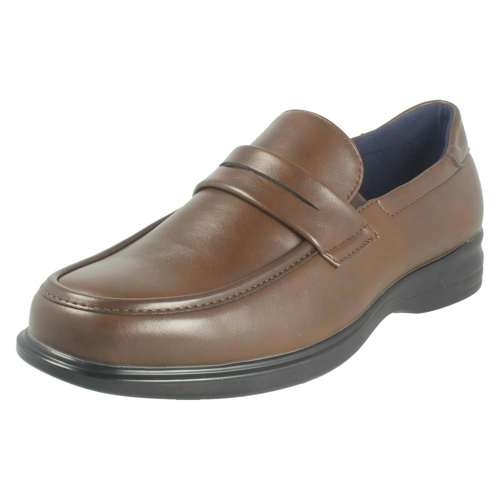 Thomas Blunt Men's Brown Slip On Formal Shoes A1137 - Uk 8