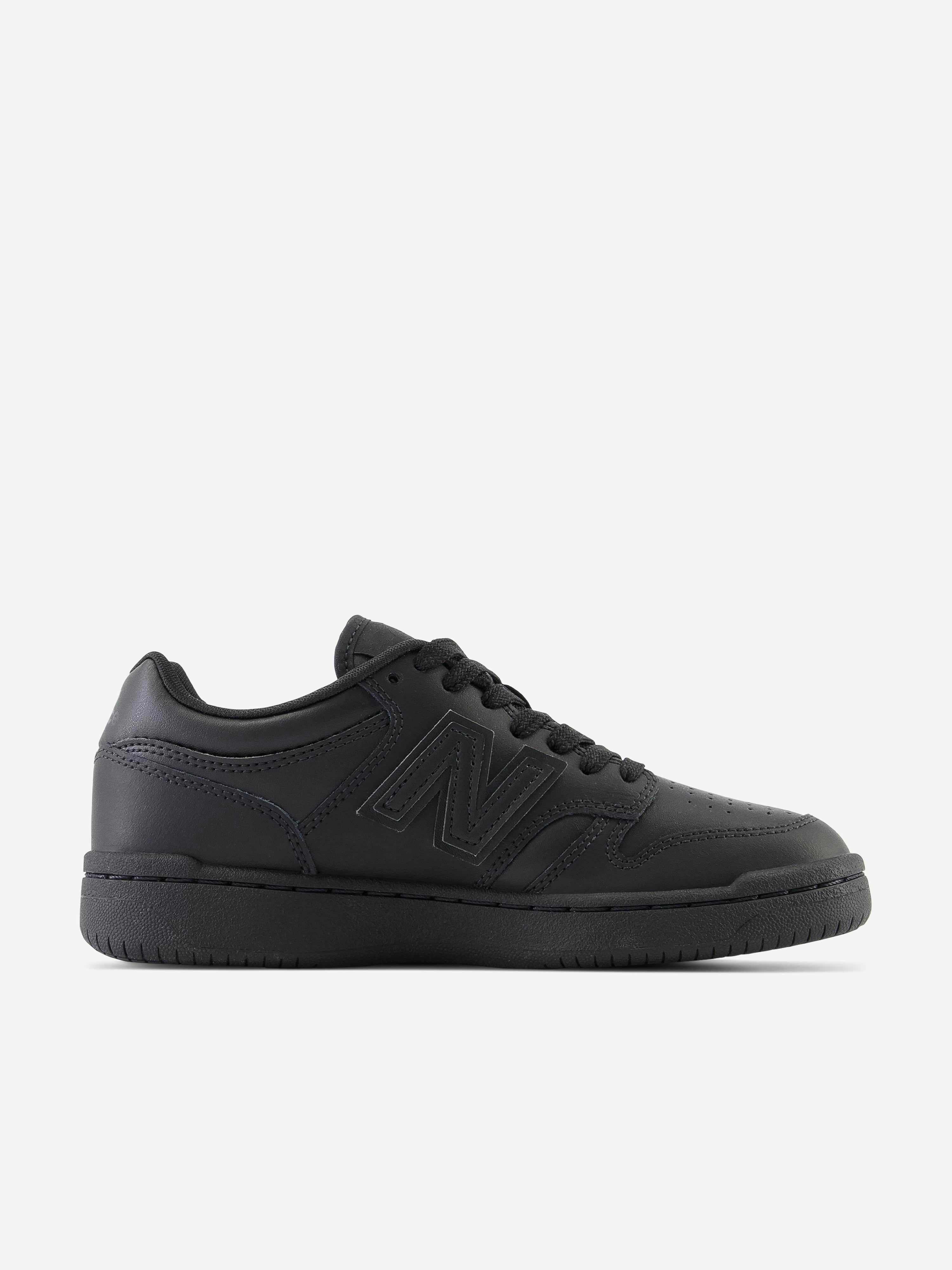 New Balance Boys Black 480 Trainers In - Eu 36 Us 4 Uk 3.5
