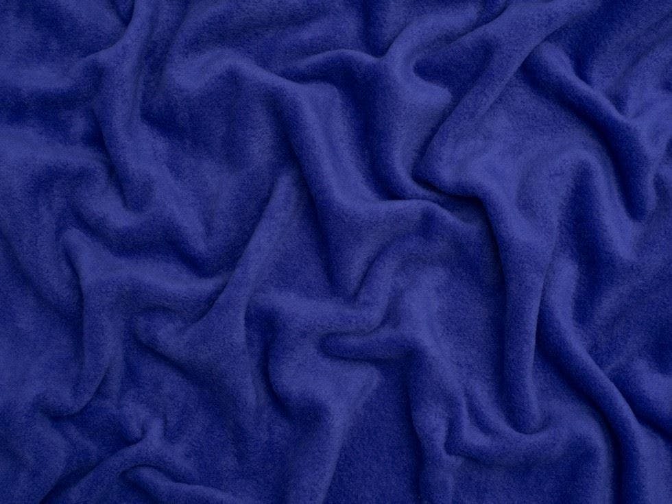 Minerva Core Range Yellow Minerva Polar Fleece Fabric - Plain Design Dressmaking Fabric, 150 Cm / 60" Wide - Per Metre - Deep Royal