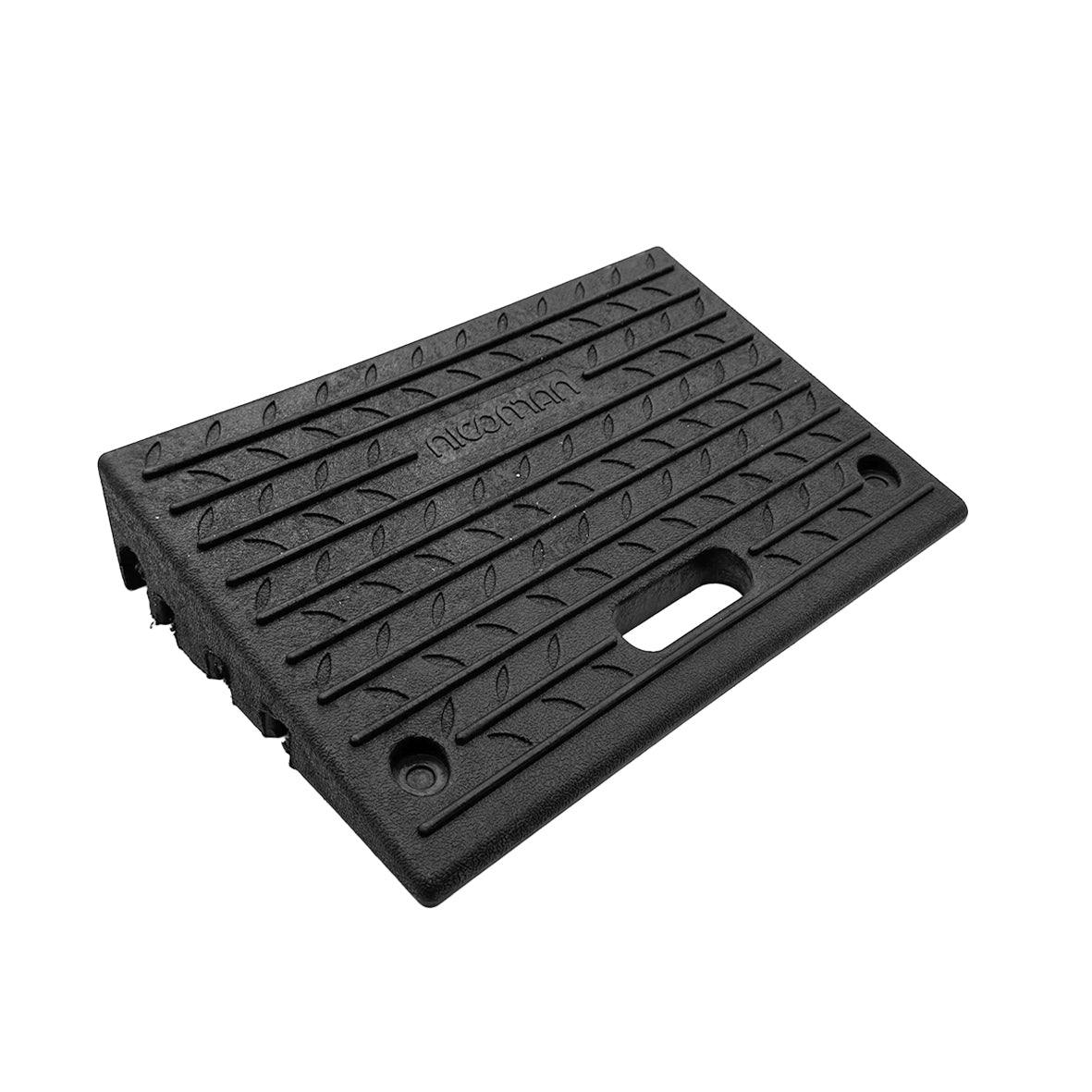 Nicoman Black Heavy-Duty Rubber Kerb Ramps - Pack Of 4