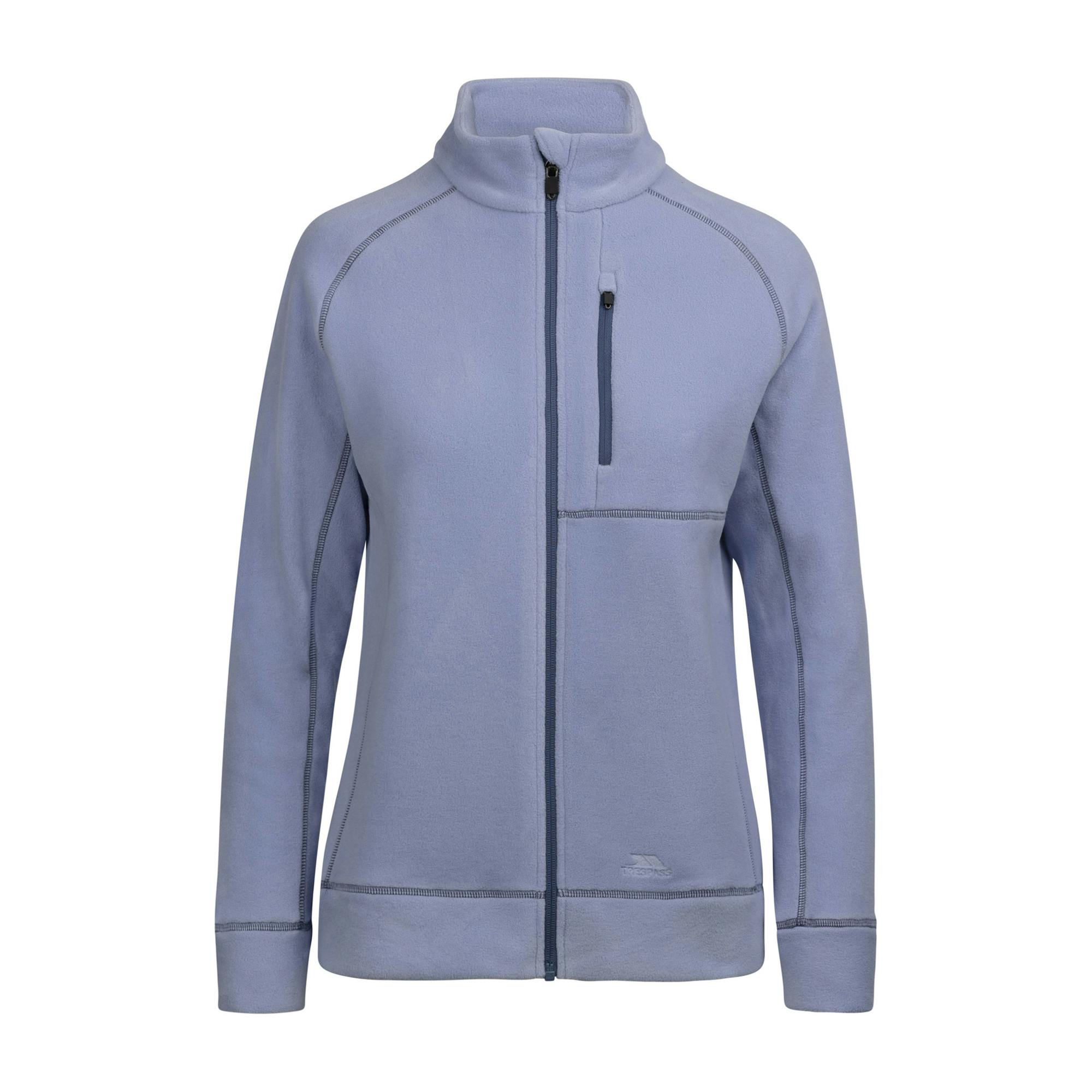 Trespass Women's Blue Script At200 Fleece Jacket - Cool - M - Cool - 100% Recycled Polyester