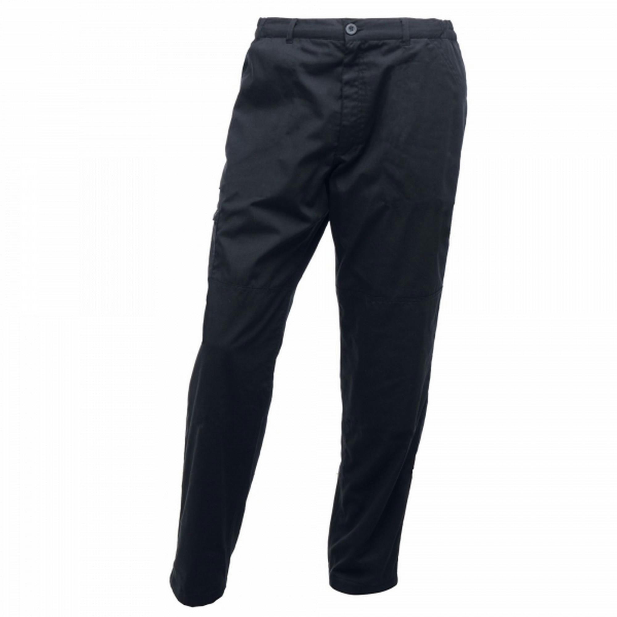 Regatta Men's Grey/Blue Professional Waterproof Trousers - 30In - 65% Polyester/35% Cotton