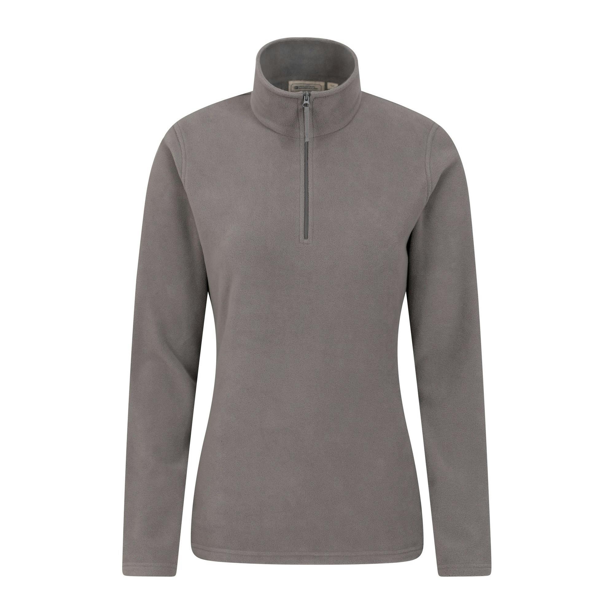 Mountain Warehouse Women's Dark/Grey Camber Ii Fleece Top - Xl - 100% Polyester