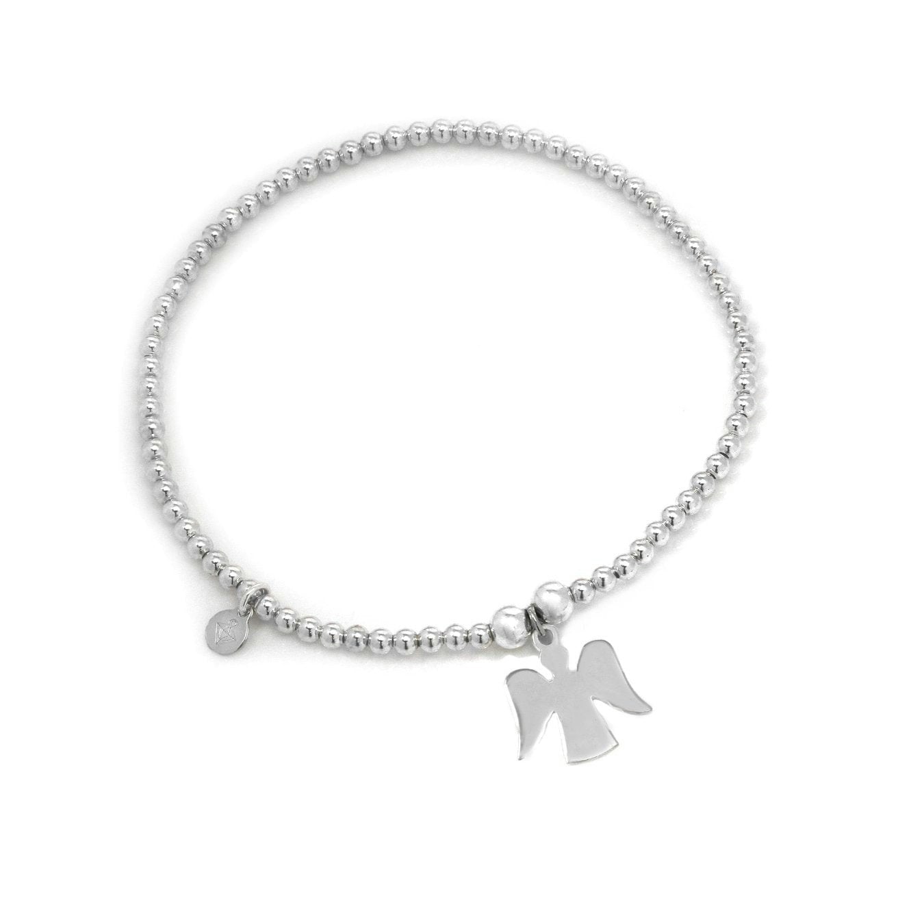 Say It With Silver Children's Guardian Angel Ball Bracelet - Sterling - Baby/Junior - Baby