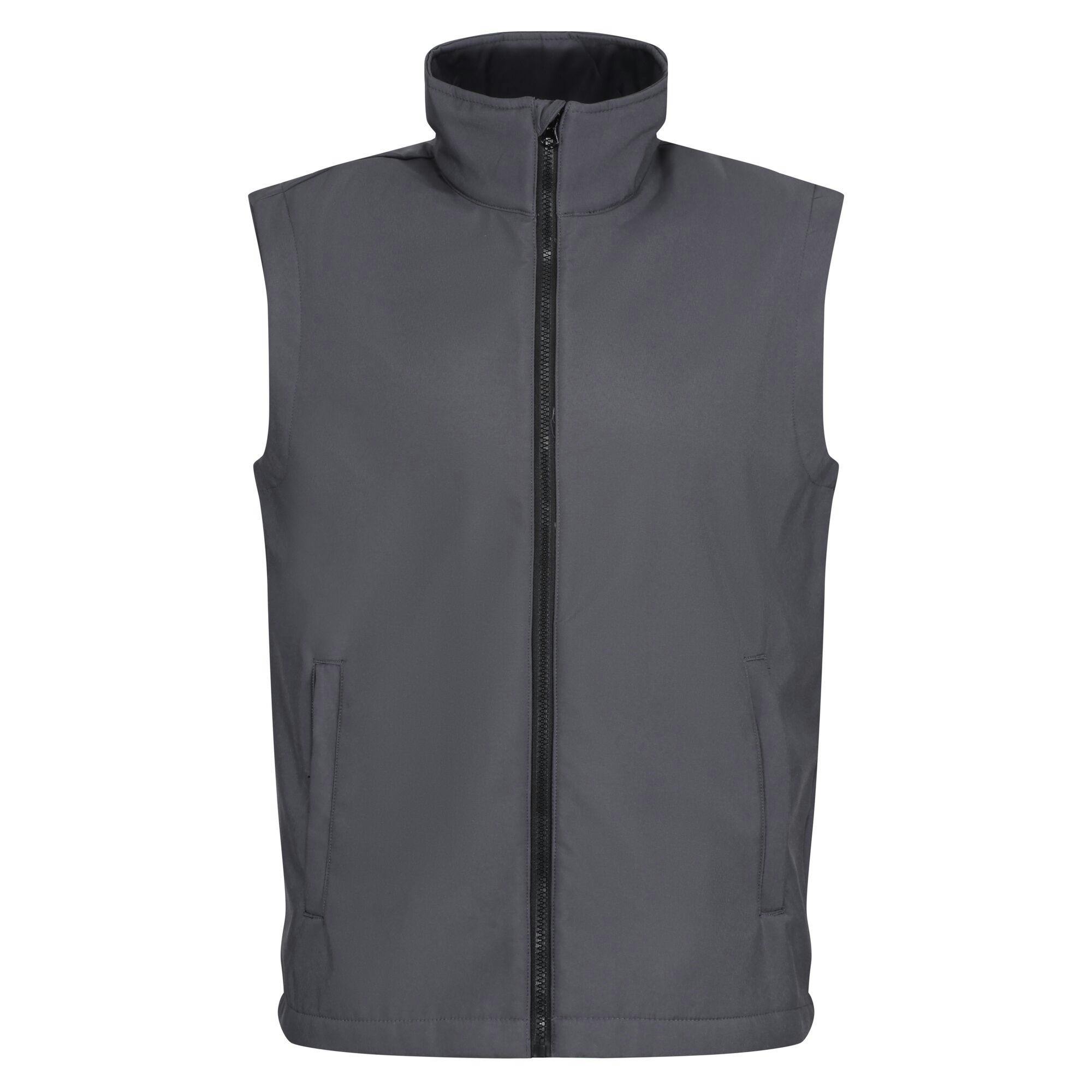 Regatta Men's Grey/Black Professional Ablaze Soft Shell Bodywarmer - Seal - 3XL - Seal - 100% Polyester