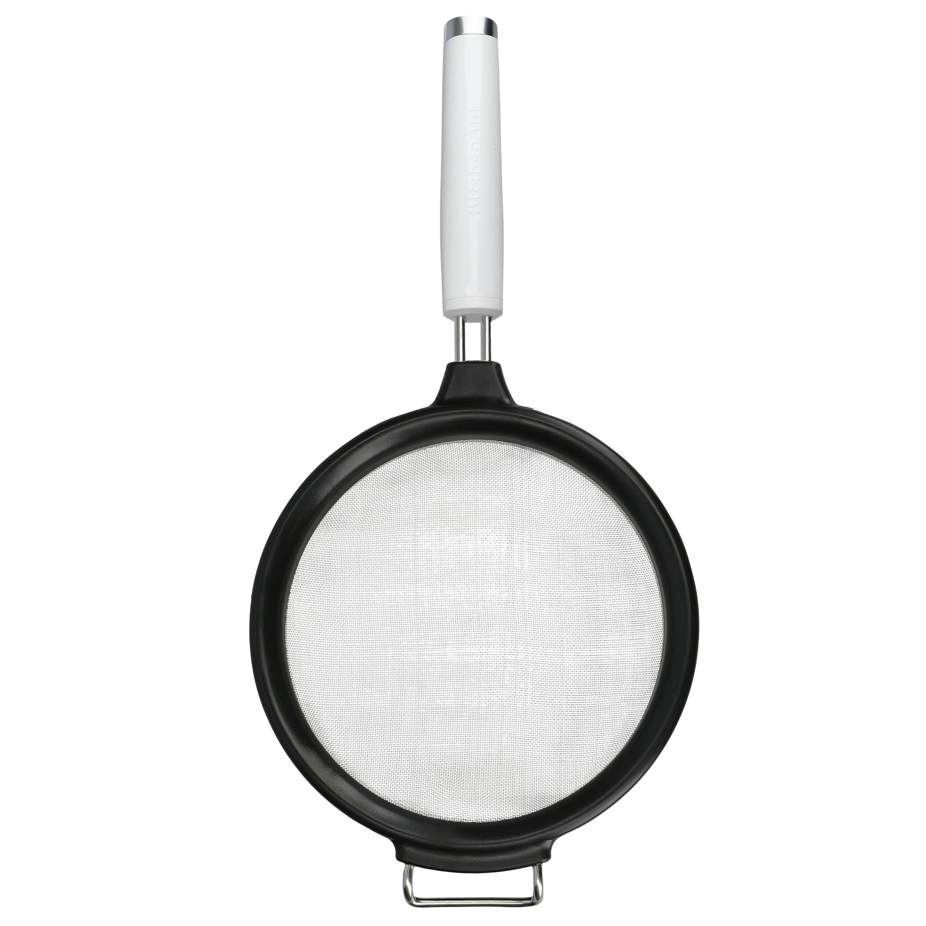 Rackhams White Stainless Steel Mesh Sieve - Stainless Steel - Sieve